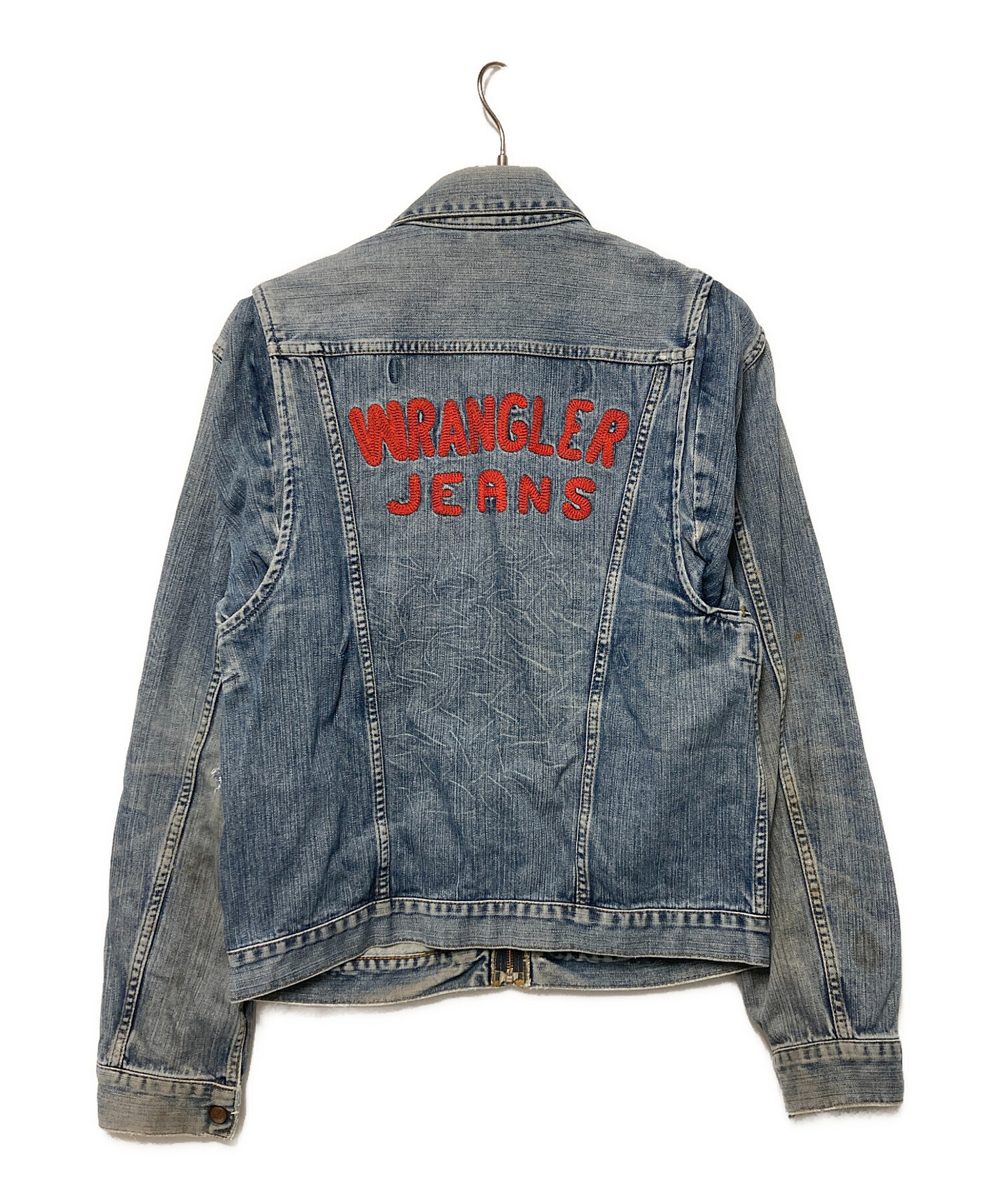 中古・古着通販】Wrangler (ラングラー) バック刺繍ジップアップデニム