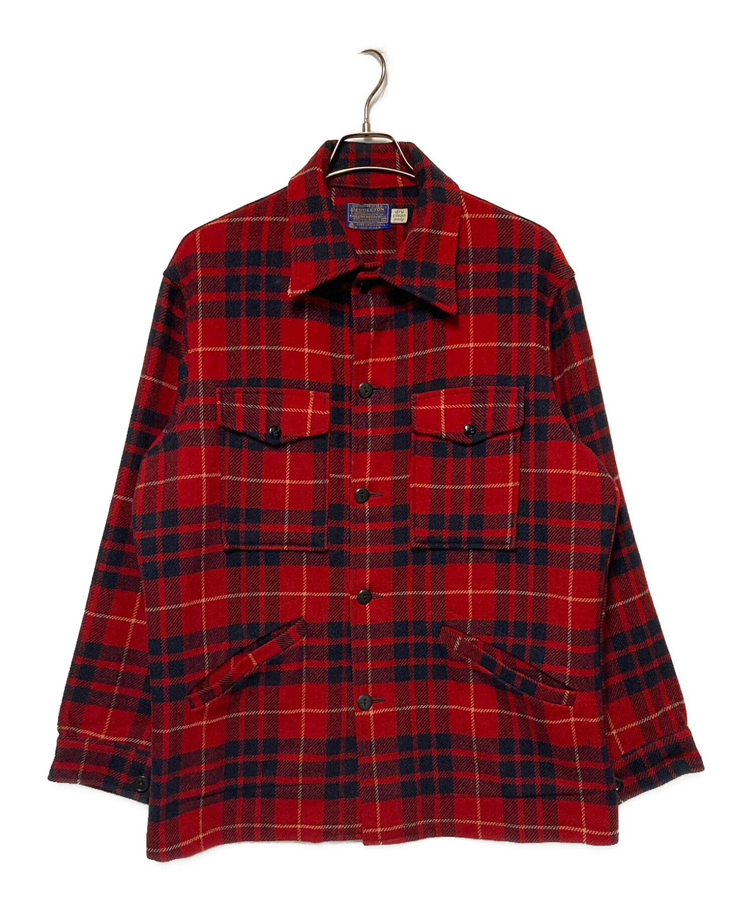 PENDLETON/ペンドルトン チェック シャツジャケット Mサイズ 中古・古着通販】PENDLETON (ペンドルトン) チェックシャツジャケット