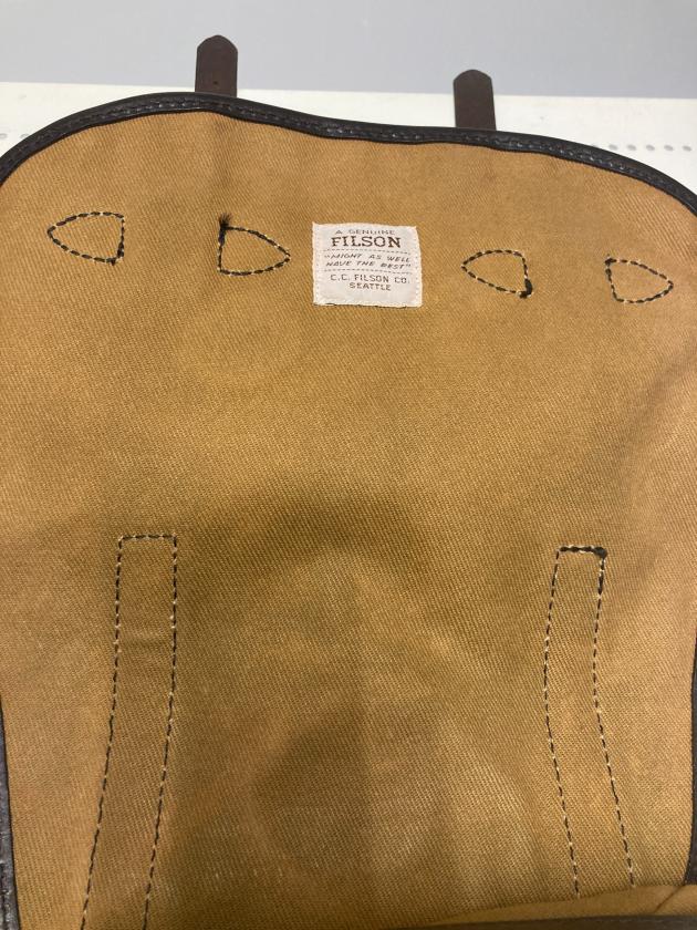 中古・古着通販】C.C. Filson (フィルソン) RUCK SACK / レザーコンビ