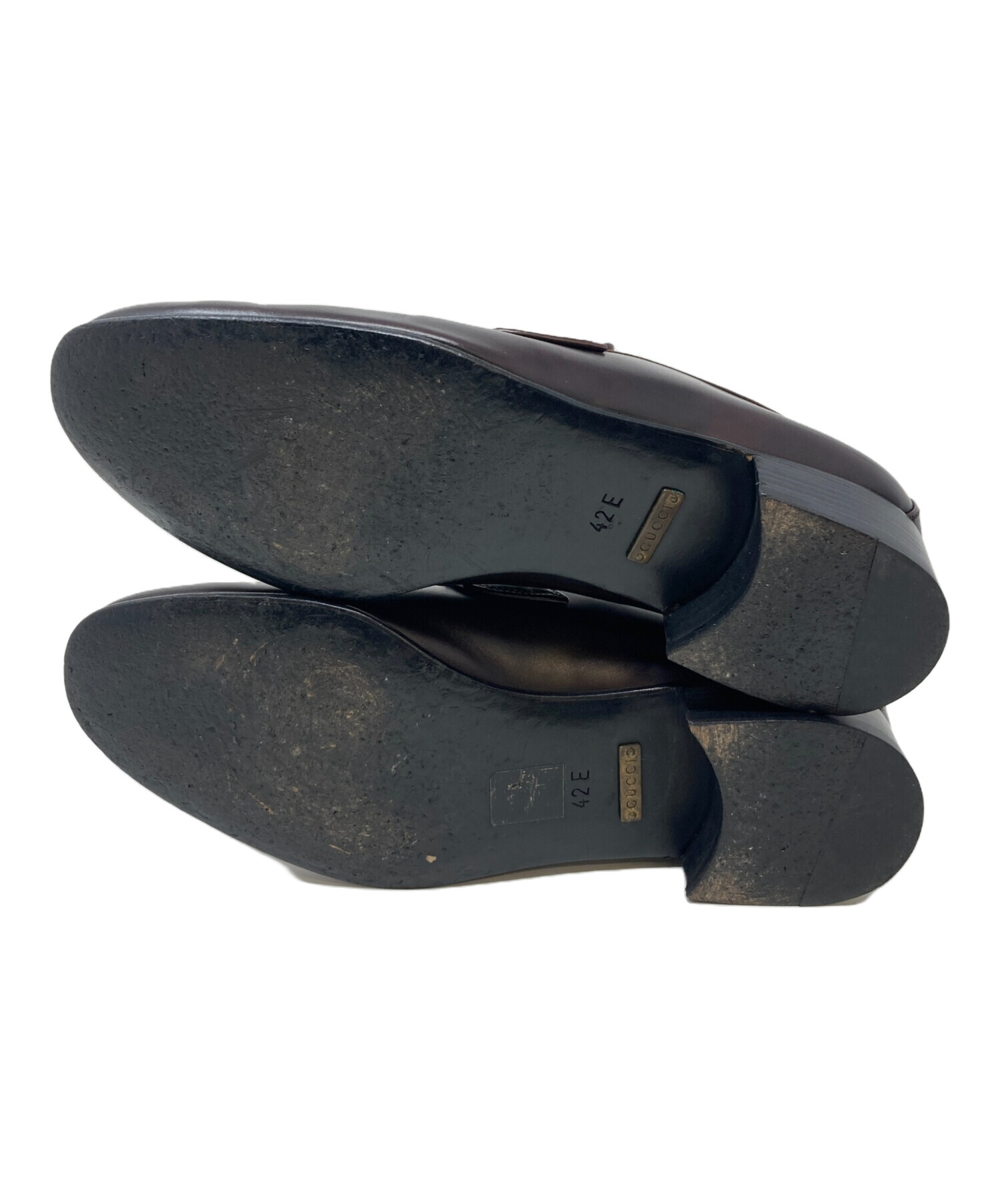 中古・古着通販】GUCCI (グッチ) ローファー ブラウン サイズ:42