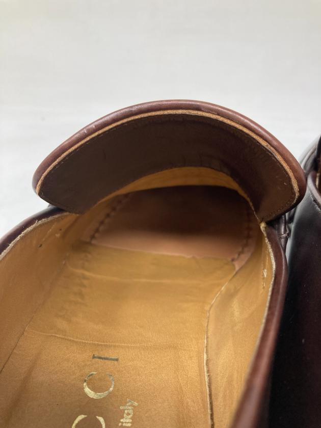 中古・古着通販】GUCCI (グッチ) ローファー ブラウン サイズ:42