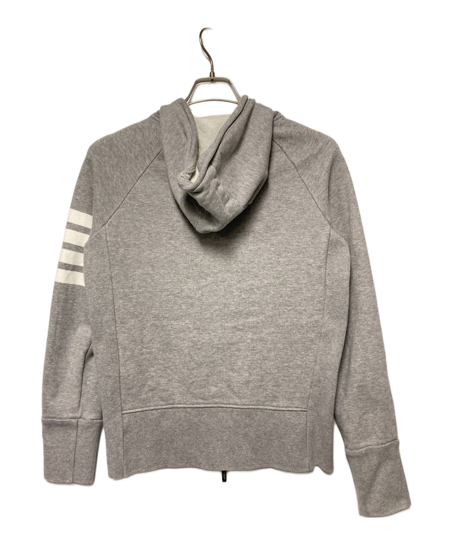 中古・古着通販】Thom Browne (トムブラウン) ジップパーカー グレー