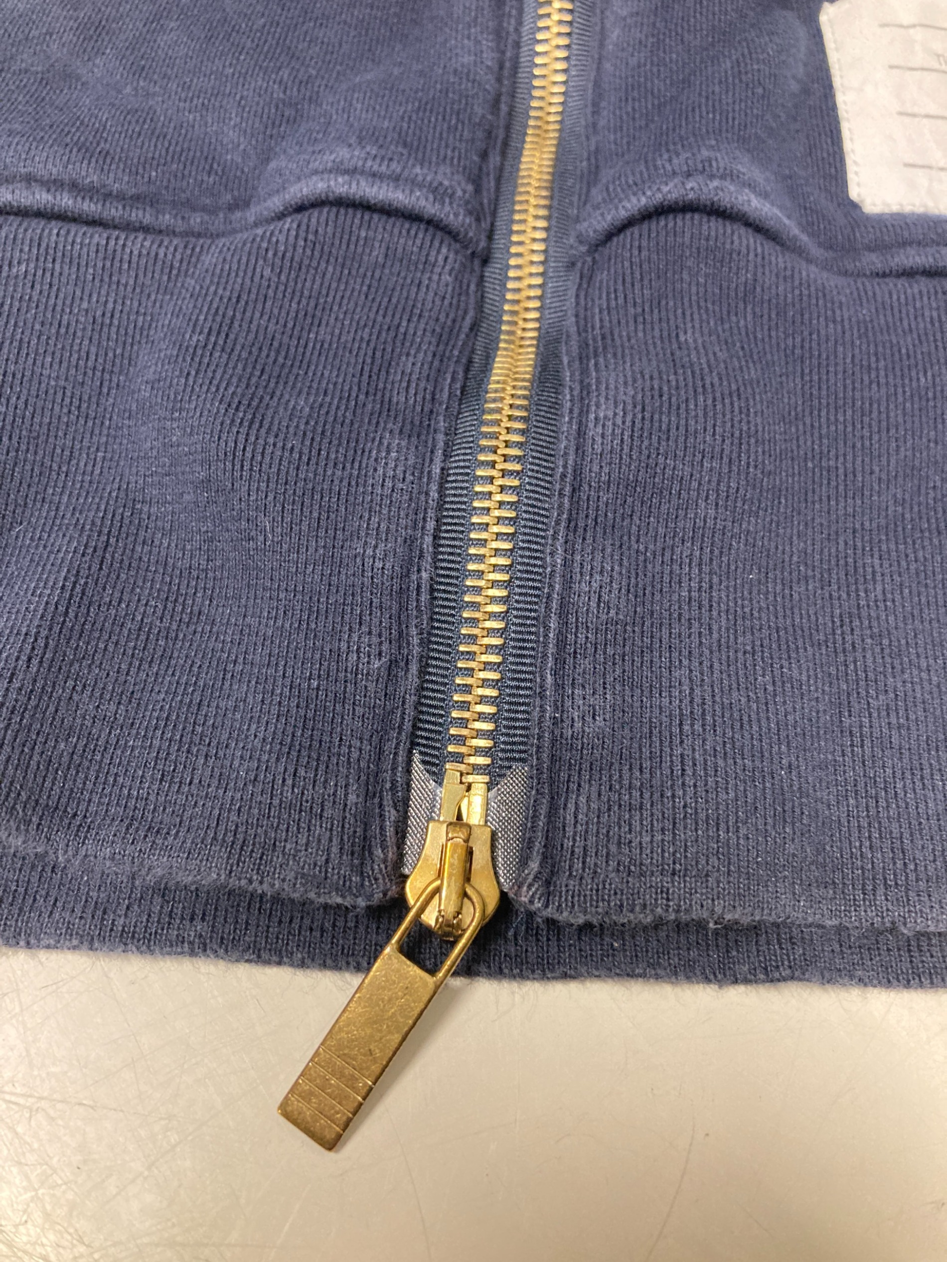 中古・古着通販】Thom Browne (トムブラウン) ジップパーカー ネイビー