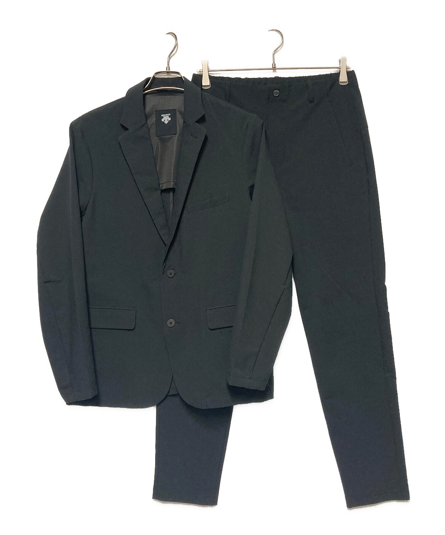 中古・古着通販】DESCENTE (デサント) セットアップスーツ ブラック