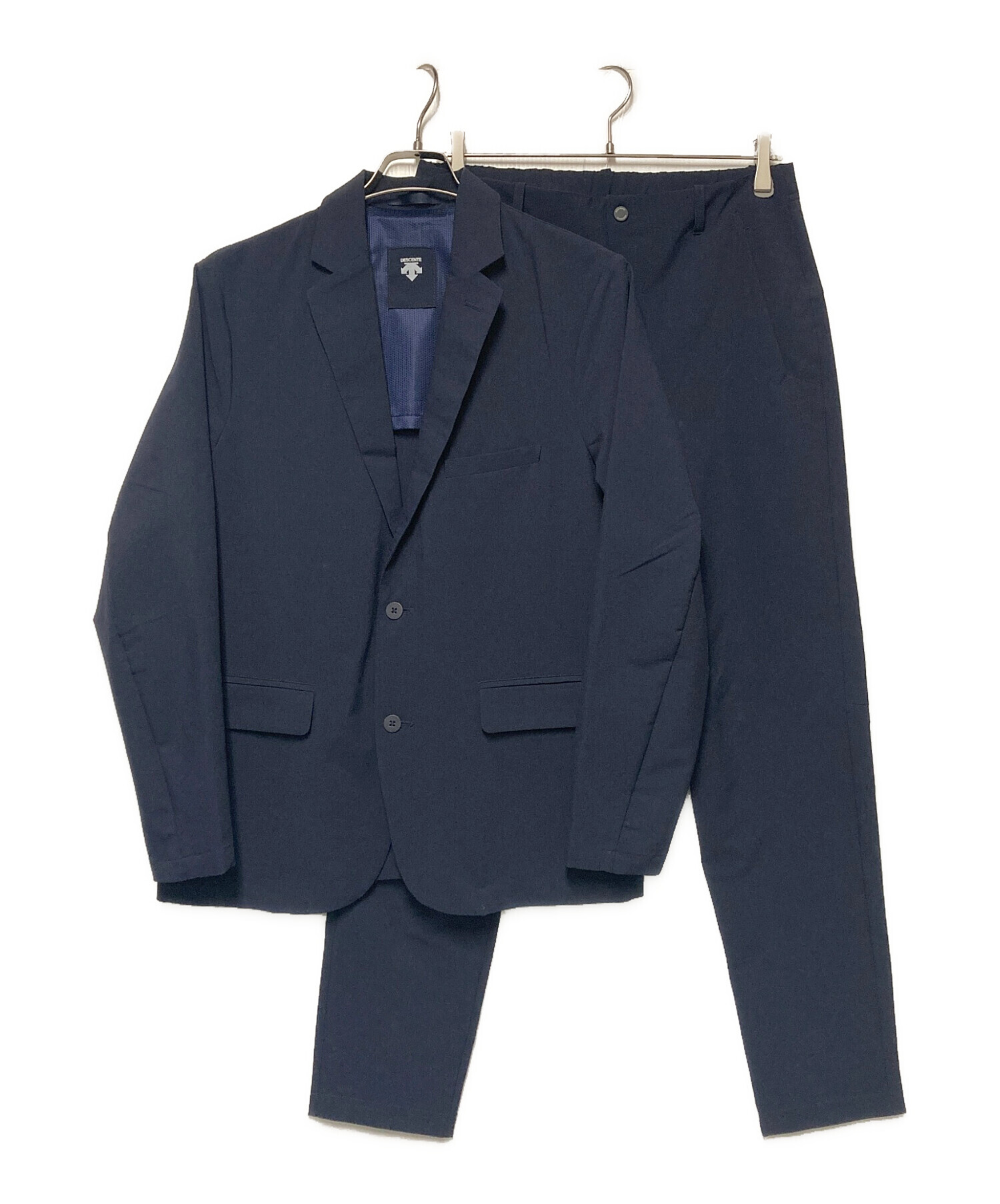 中古・古着通販】DESCENTE (デサント) セットアップスーツ ネイビー