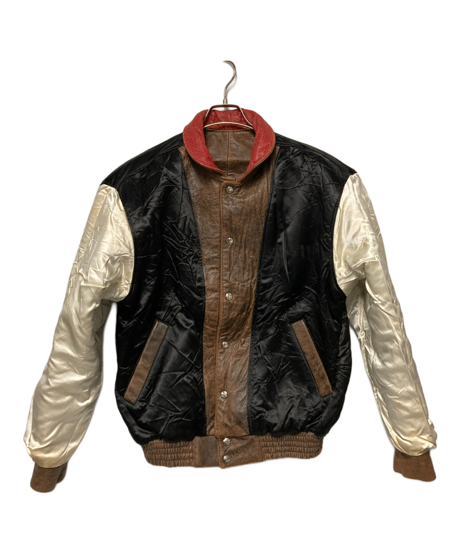 49ERS レザー ジャケット　JEFF HAMILTON ジェフハミルトン San Francisco 49ers 5X Super Bowl Champion Skyline Vegan Leather Jacke