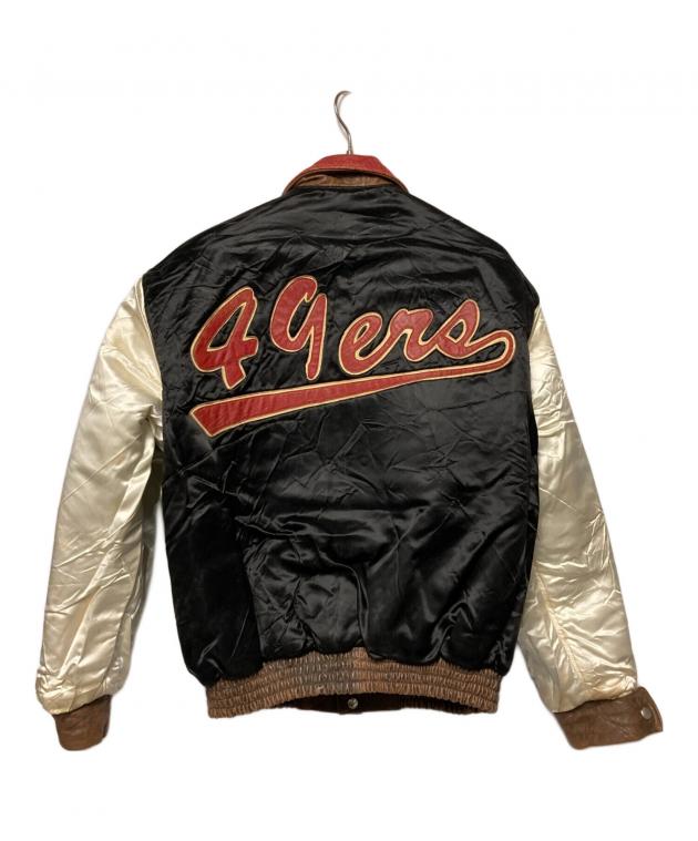 49ERS レザー ジャケット　JEFF HAMILTON ジェフハミルトン San Francisco 49ers 5X Super Bowl Champion Skyline Vegan Leather Jacke