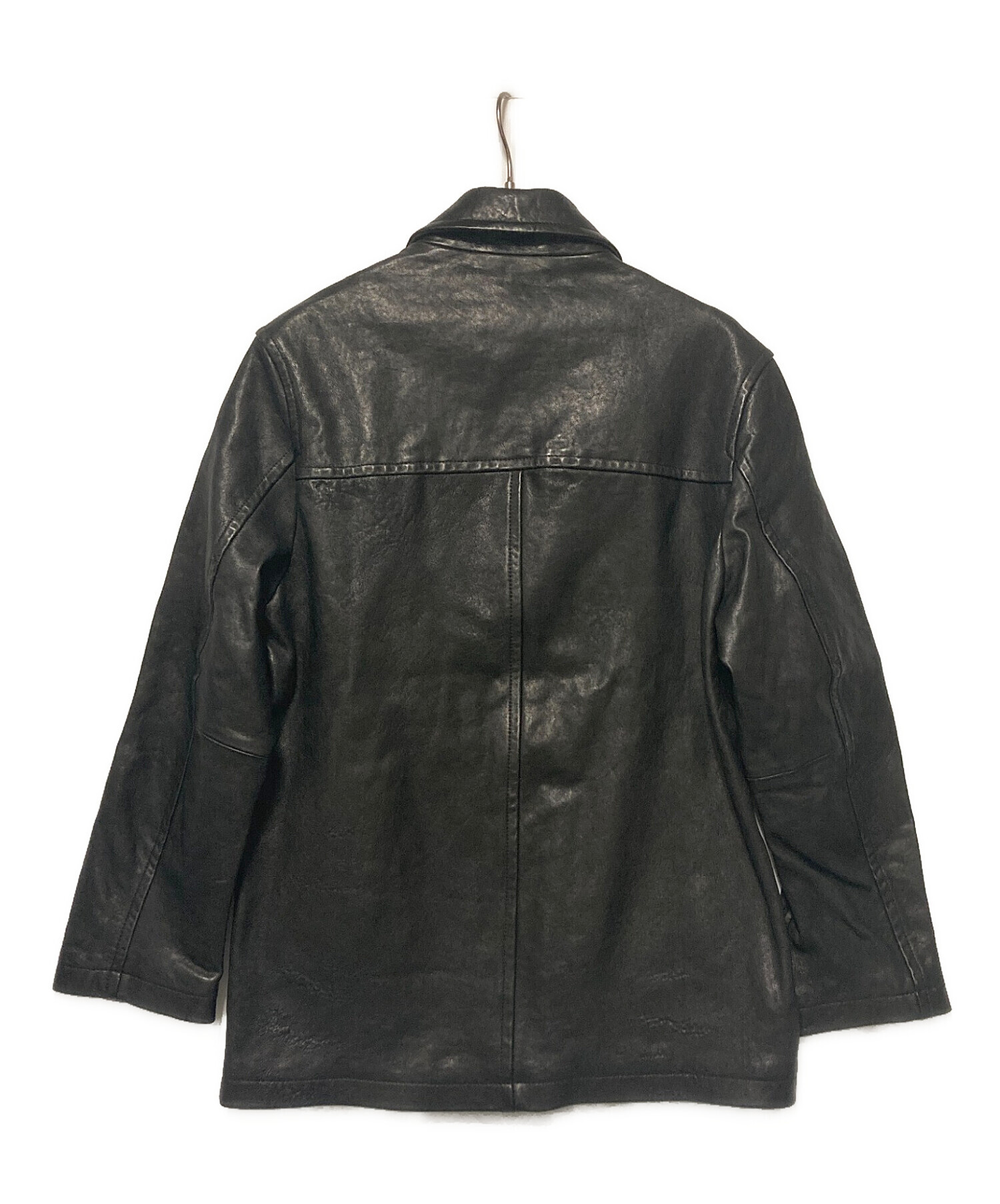 中古・古着通販】Adam et Rope (アダム エ ロペ) レザーカーコート
