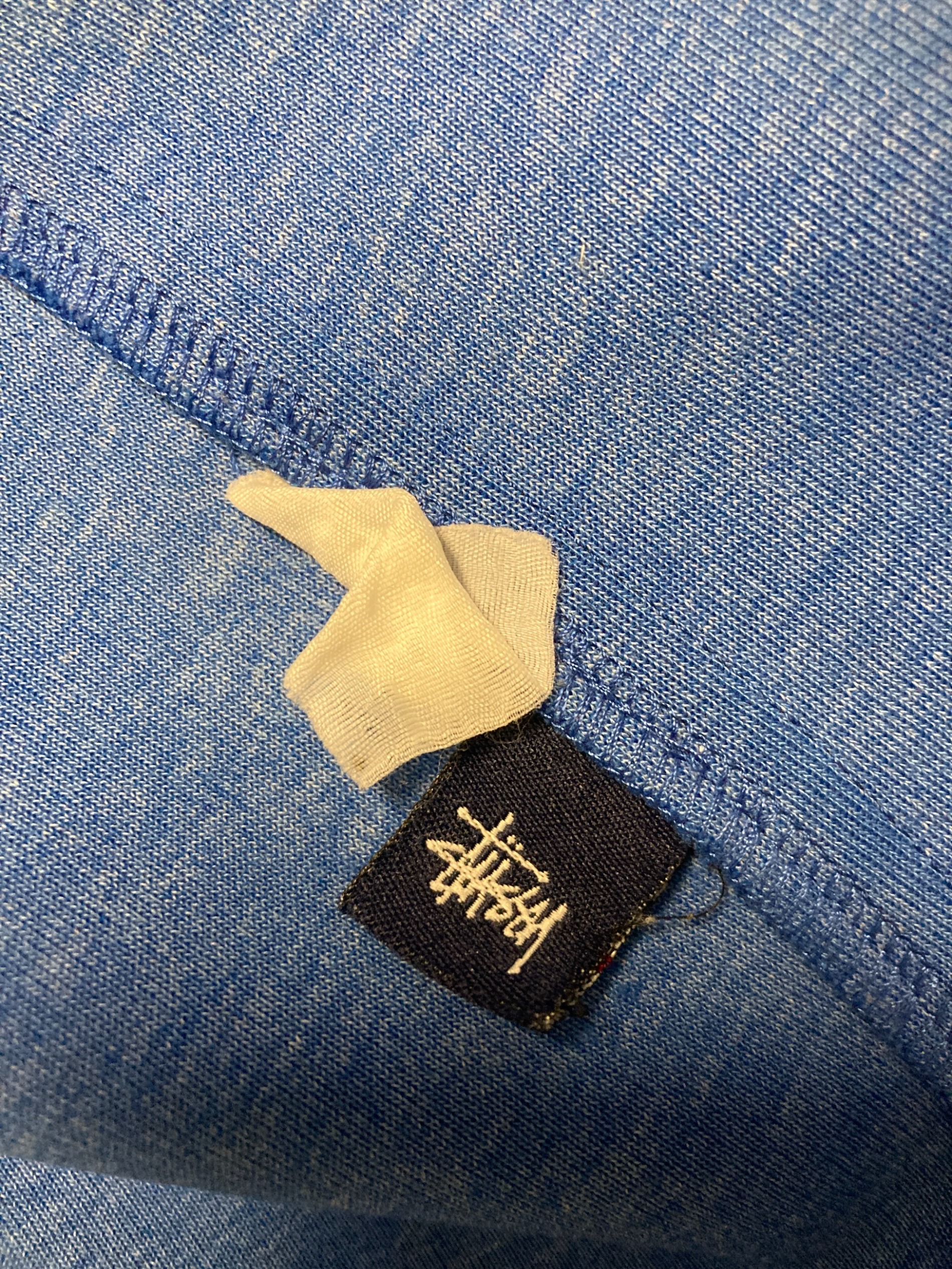 stussy　トラックジャケット　Lサイズ　ポリエステル100%　ロゴ刺繍　紺色 中古・古着通販】stussy (ステューシー) トラックジャケット / 紺タグ