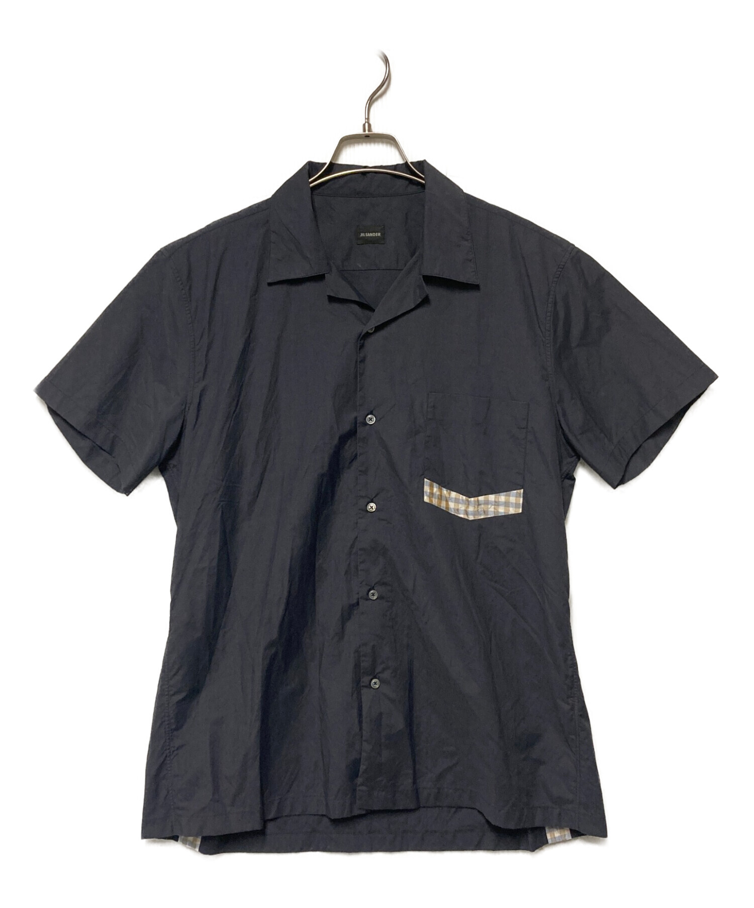 中古・古着通販】JIL SANDER (ジルサンダー) チェック切替オープン