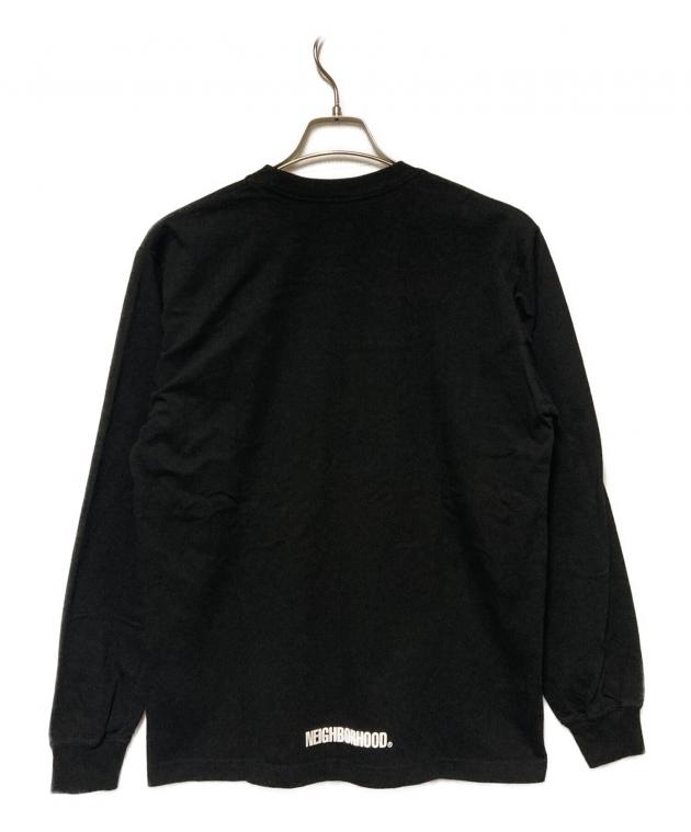 NEIGHBORHOOD ロングスリーブTシャツ ブラック 中古・古着通販】NEIGHBORHOOD (ネイバーフッド) ロングスリーブT