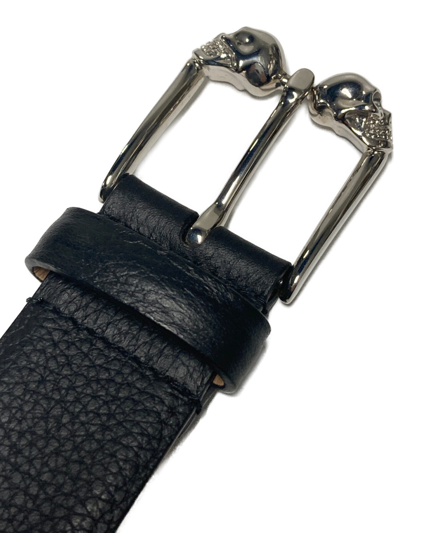 新品未使用　ALEXANDER McQUEEN レザー　ベルト 中古・古着通販】ALEXANDER McQUEEN (アレキサンダーマックイーン