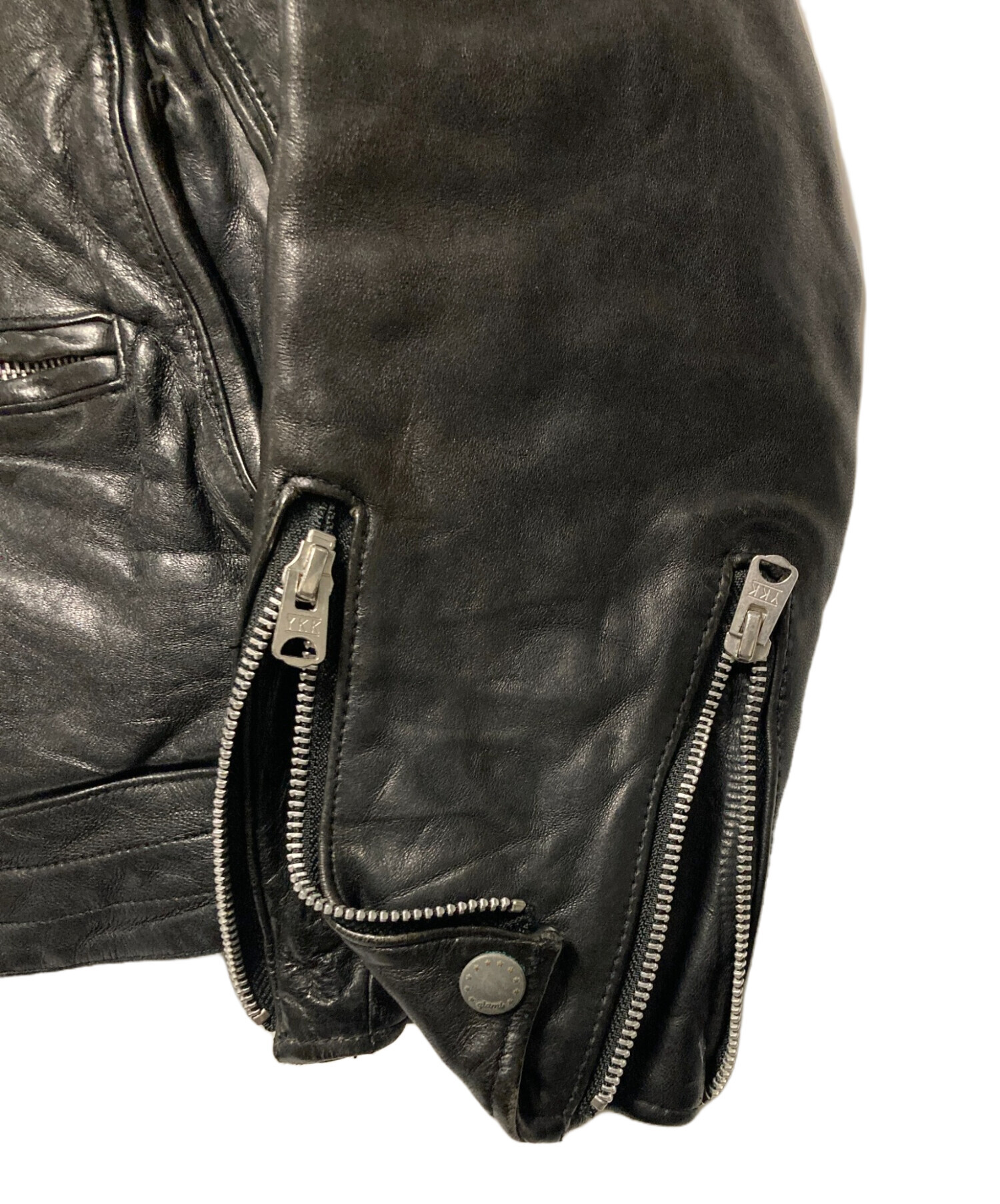 glamb Cain riders ダブルライダースジャケット glamb（グラム）の「Cain riders（ライダースジャケット）」 - WEAR