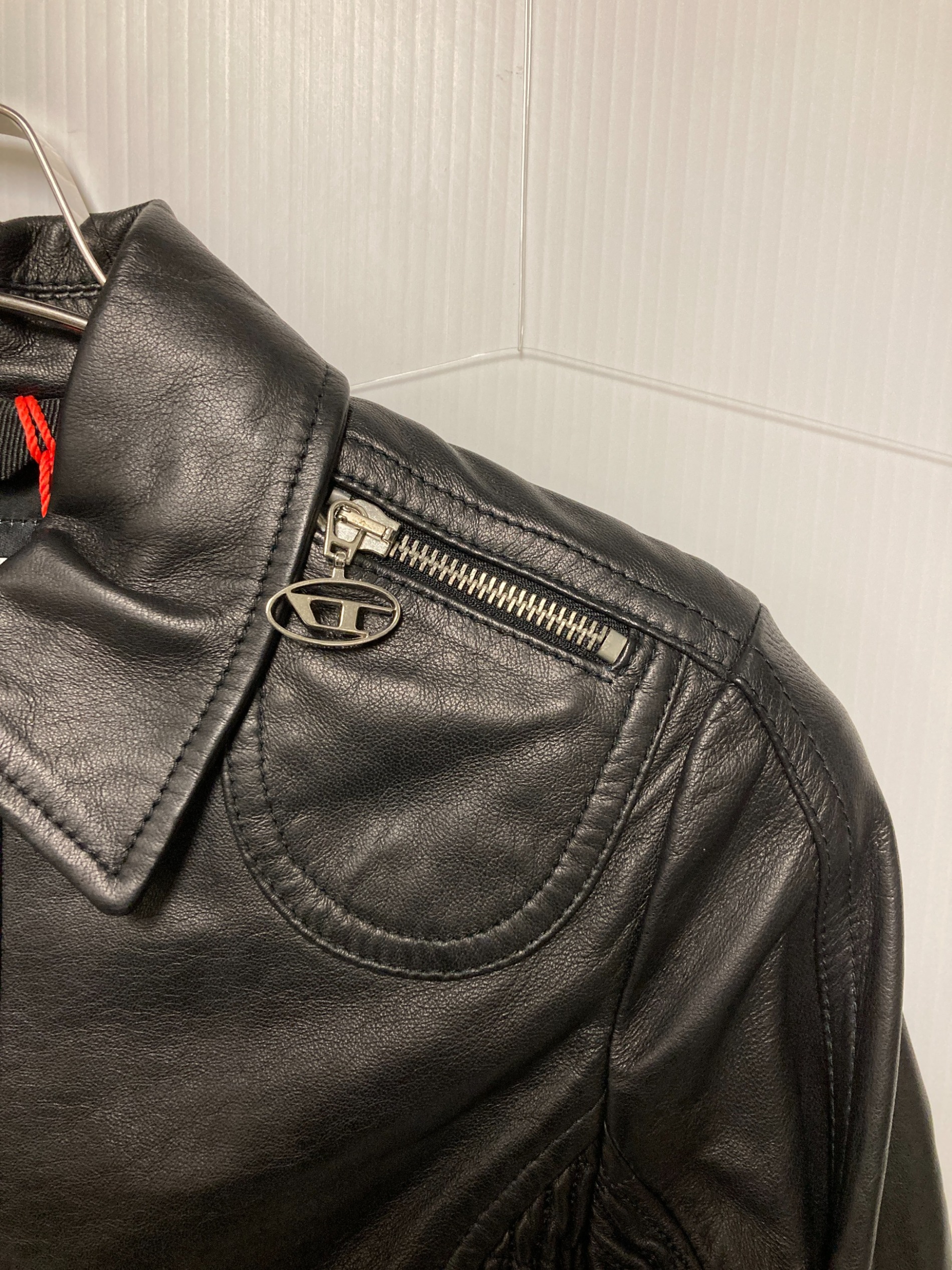 中古・古着通販】DIESEL (ディーゼル) シングルライダースジャケット