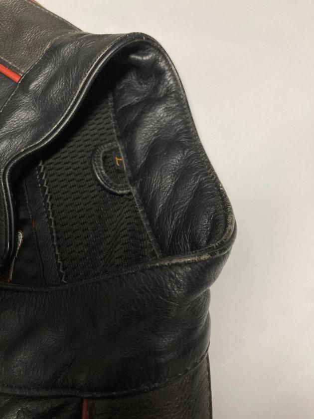 美品　HARLEY DAVIDSON　シングルライダースジャケット　ブラック　黒 中古・古着通販】HARLEY-DAVIDSON (ハーレーダビッドソン) シングル