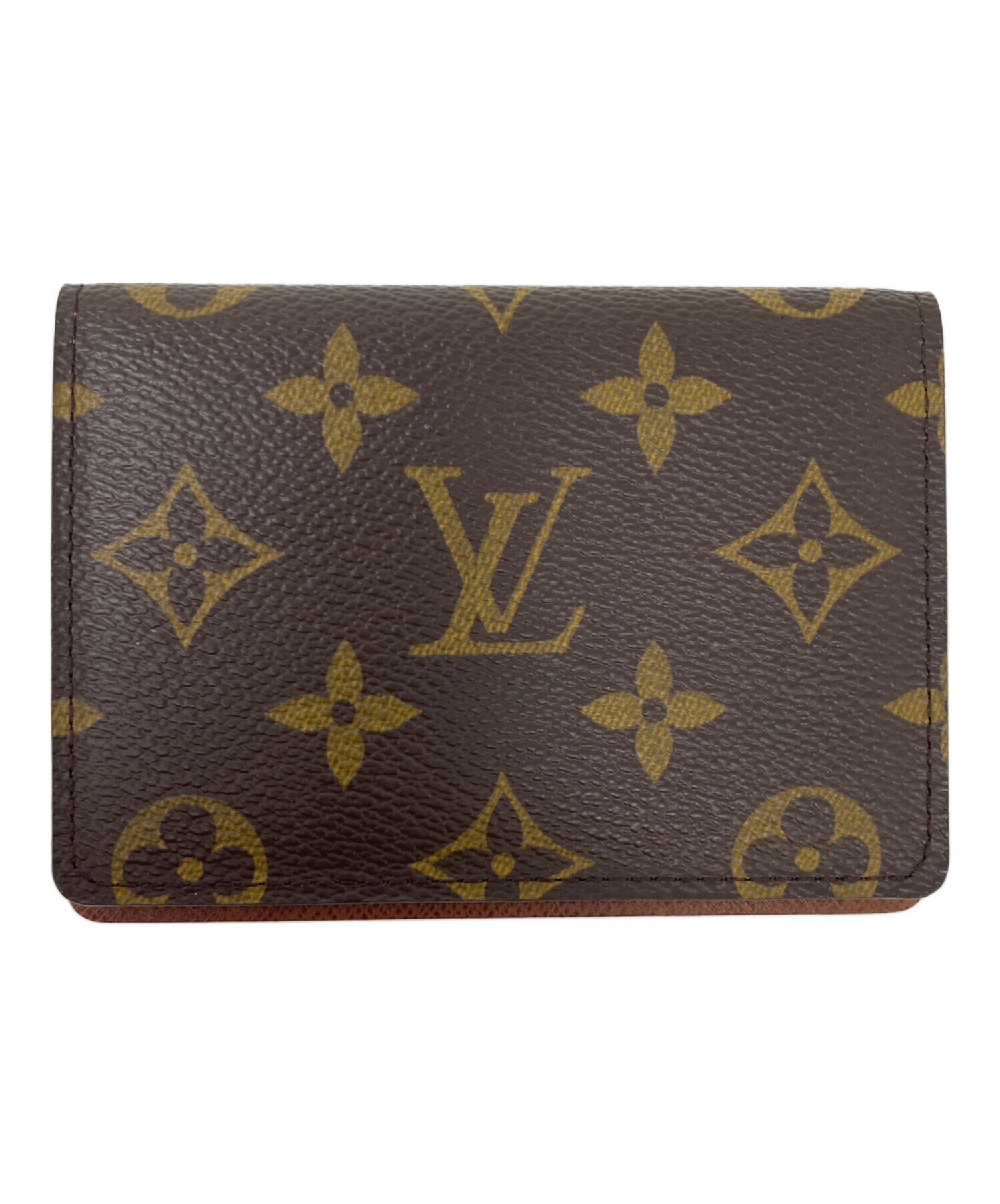 Louis Vuitton ダークブラウン ケース 中古・古着通販】LOUIS VUITTON (ルイ ヴィトン) パスケース ブラウン