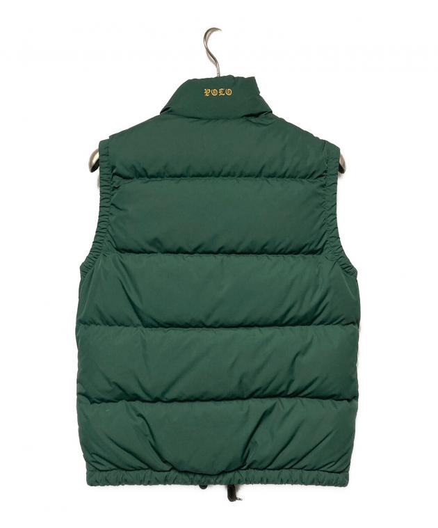 POLO RALPH LAUREN グリーンダウンベスト Sサイズ 中古・古着通販】POLO RALPH LAUREN (ポロ・ラルフローレン) ワン