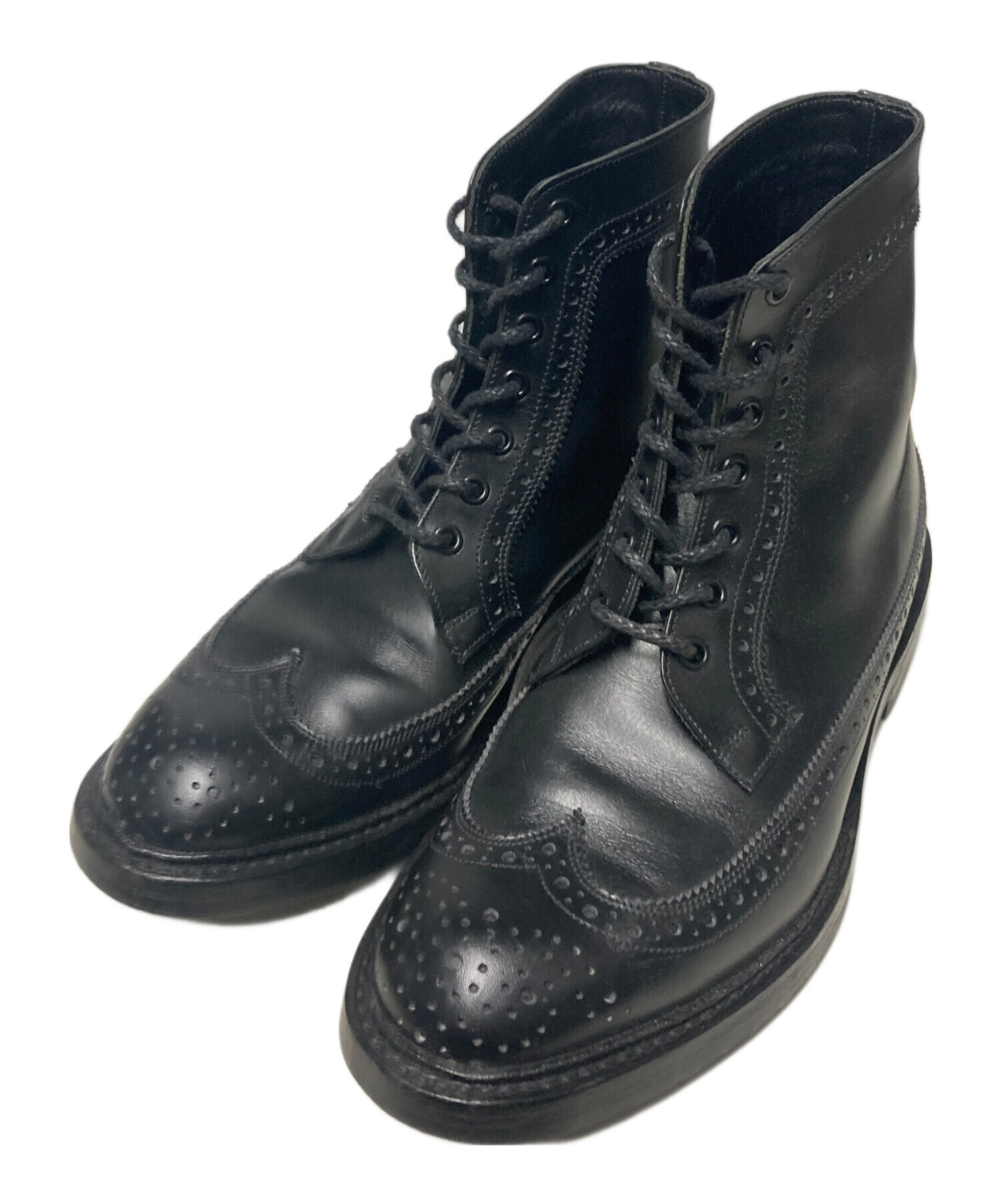 b*9様 トリッカーズ　ウイングチップブーツ 中古・古着通販】Tricker's (トリッカーズ) ウィングチップブーツ