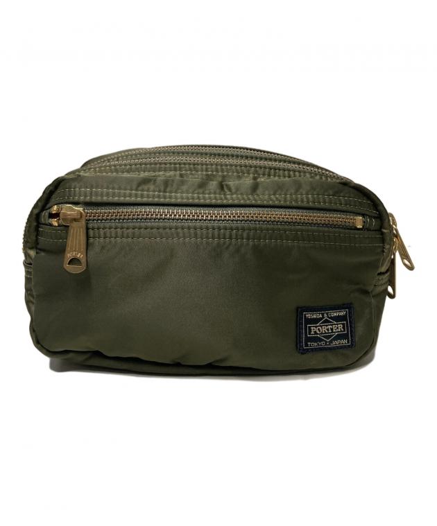 MIZUNO × PORTER 多機能ポーチ カーキ色 中古・古着通販】PORTER (ポーター) MIZUNO (ミズノ) コラボナイロン