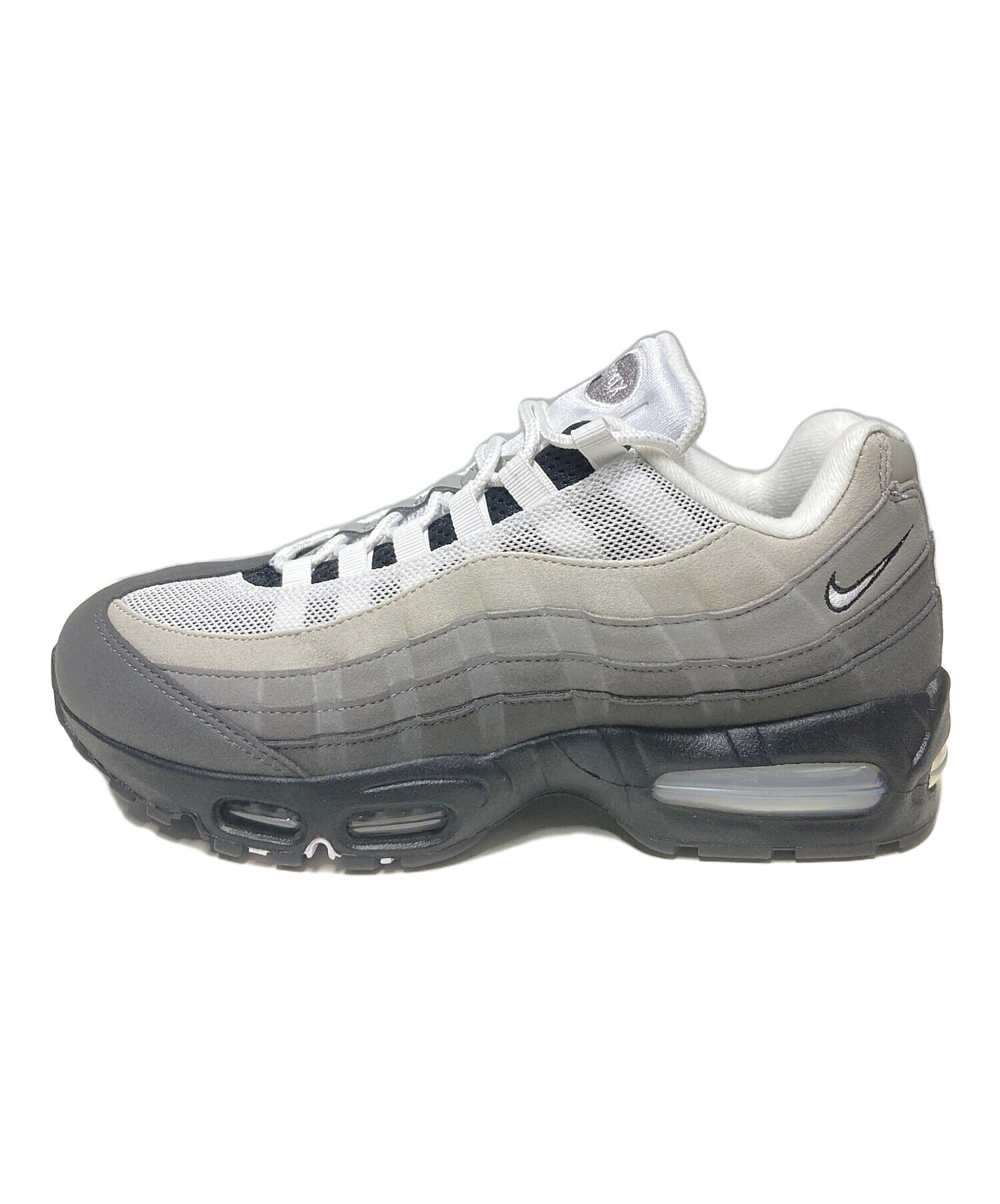中古・古着通販】NIKE (ナイキ) AIR MAX95 BIG BUBBLE グレー×ホワイト 