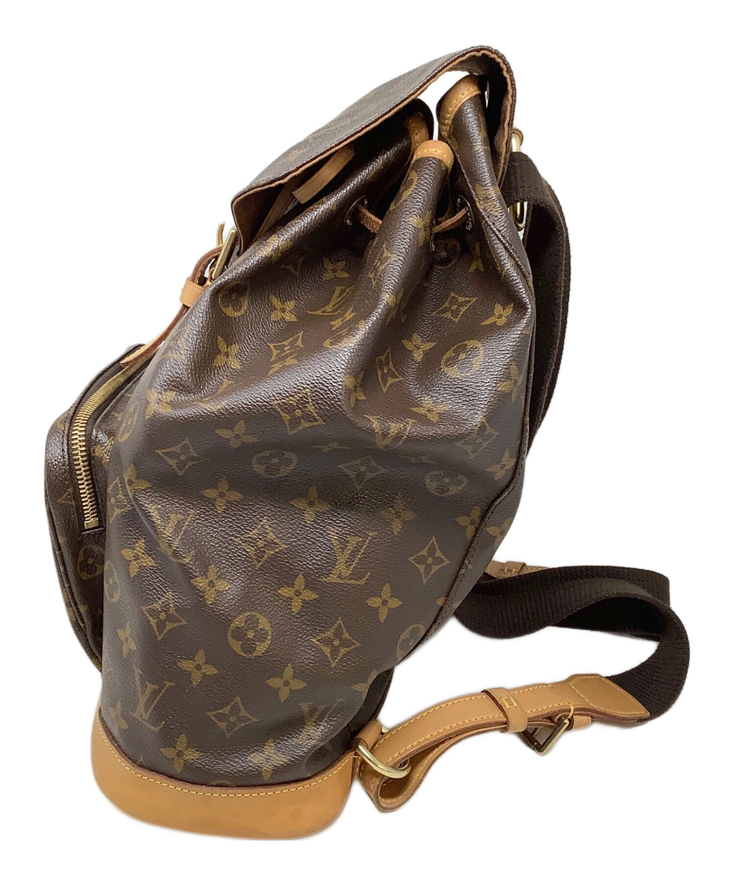 中古・古着通販】LOUIS VUITTON (ルイ ヴィトン) モンスリGM ブラウン