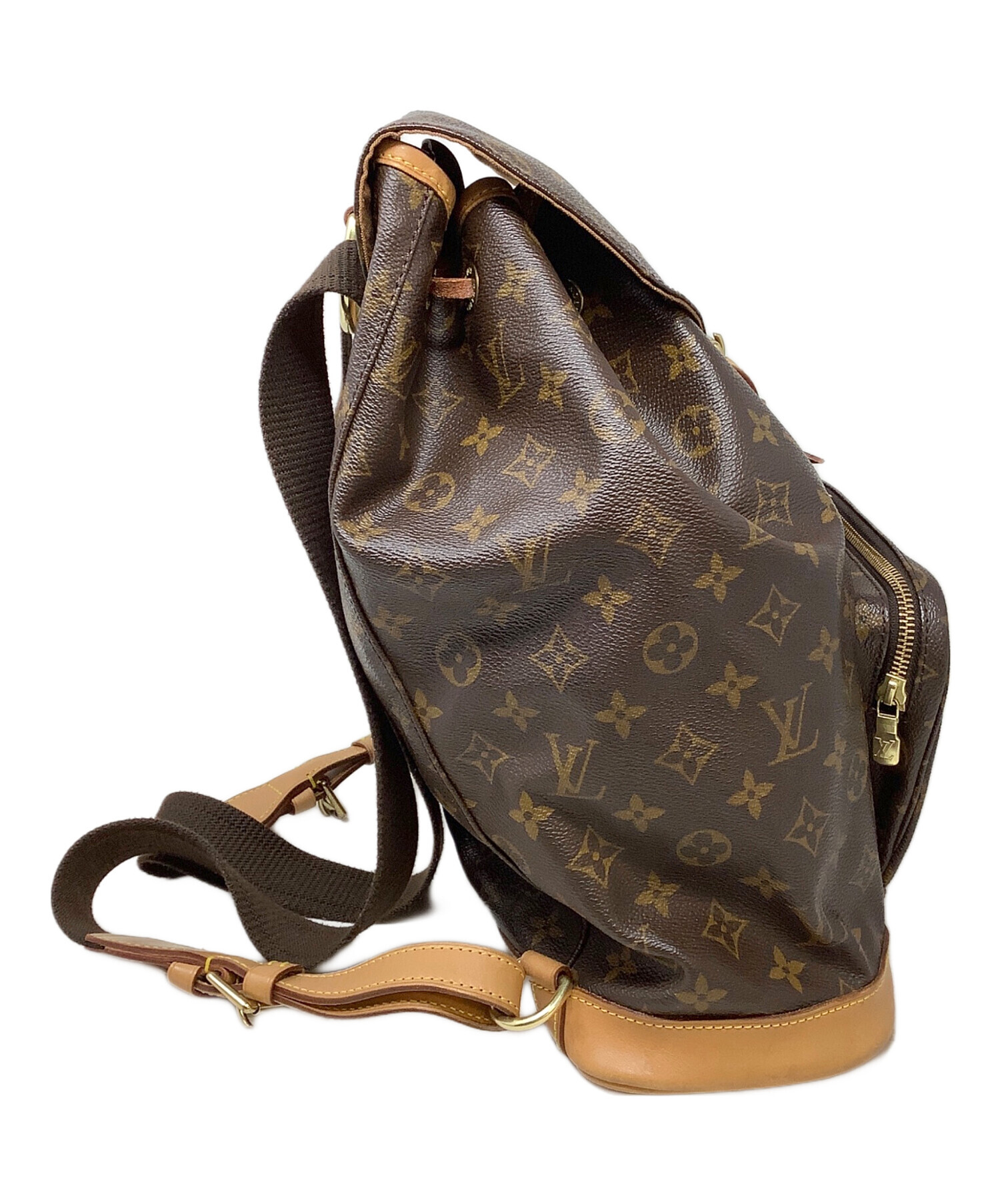 中古・古着通販】LOUIS VUITTON (ルイ ヴィトン) モンスリGM ブラウン