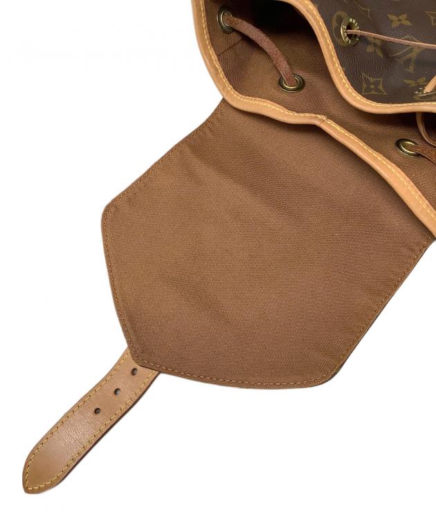 ルイ ヴィトン モンスリGM LOUIS VUITTON 公式リペア品 中古・古着通販】LOUIS VUITTON (ルイ ヴィトン) モンスリGM ブラウン