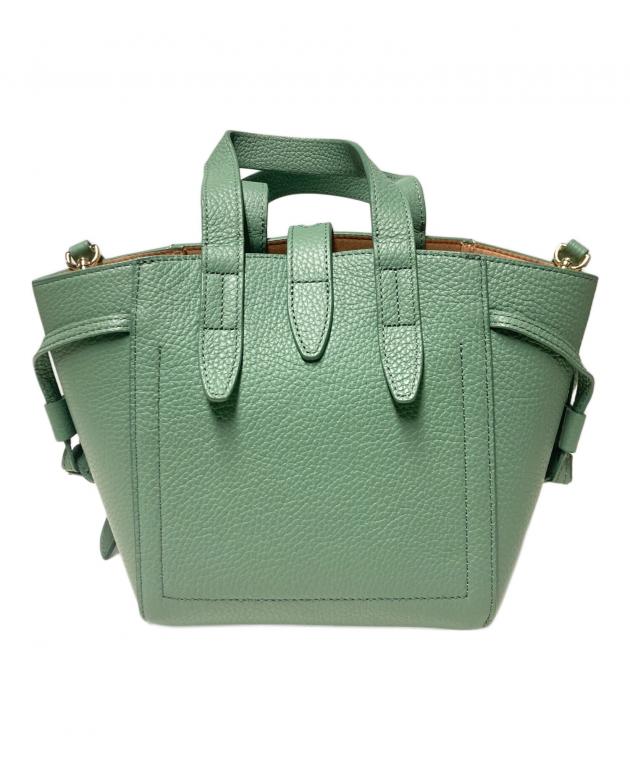 中古・古着通販】FURLA (フルラ) ネットミニトートバッグ グリーン
