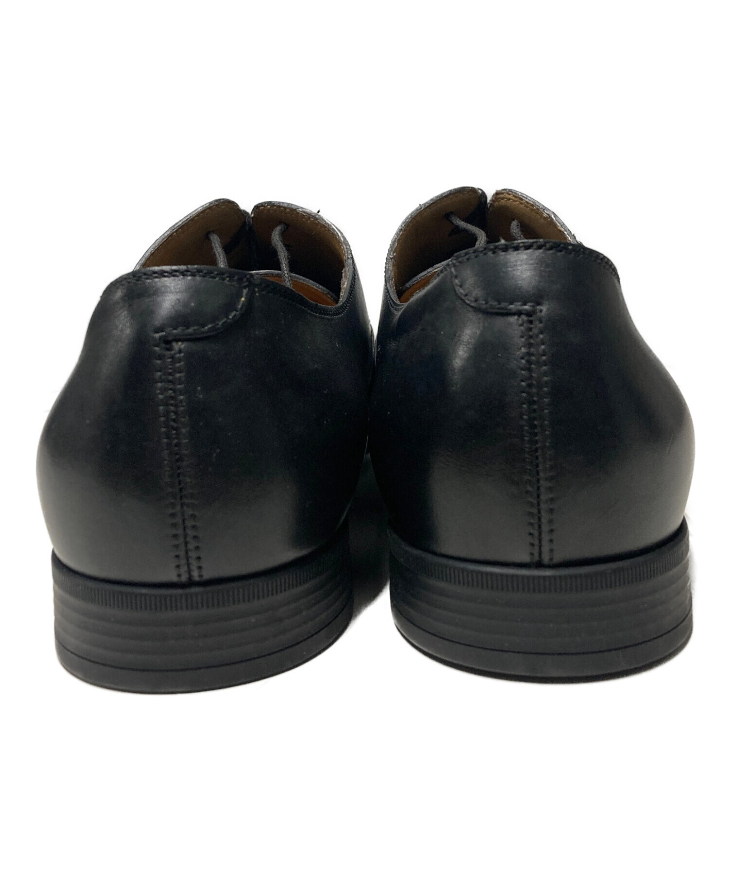 GUCCI グッチ ビジネスシューズ 10.5 ストレートチップ 本革 ブラック 中古・古着通販】GUCCI (グッチ) ストレートチップシューズ ブラック