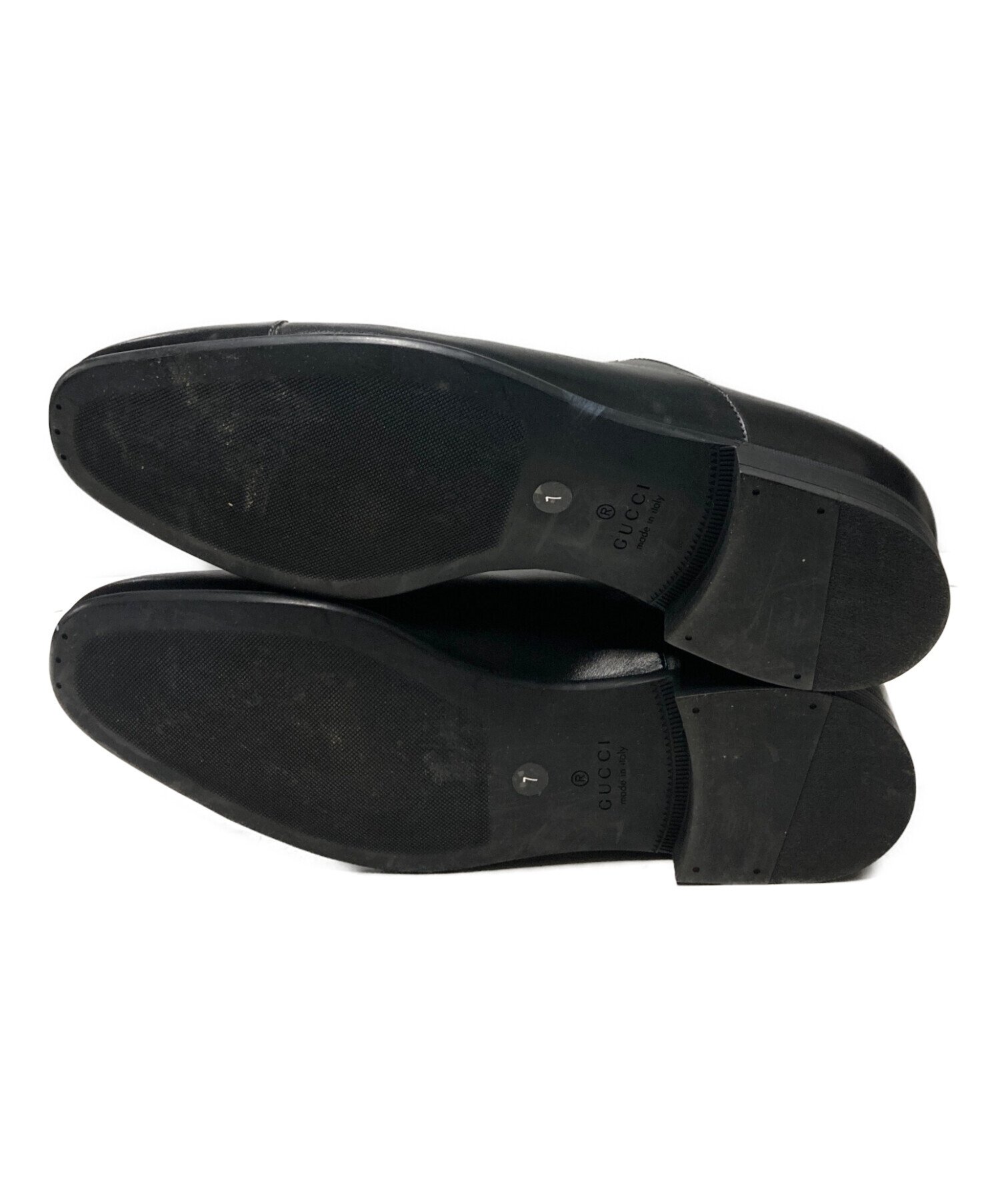 中古・古着通販】GUCCI (グッチ) ストレートチップシューズ ブラック