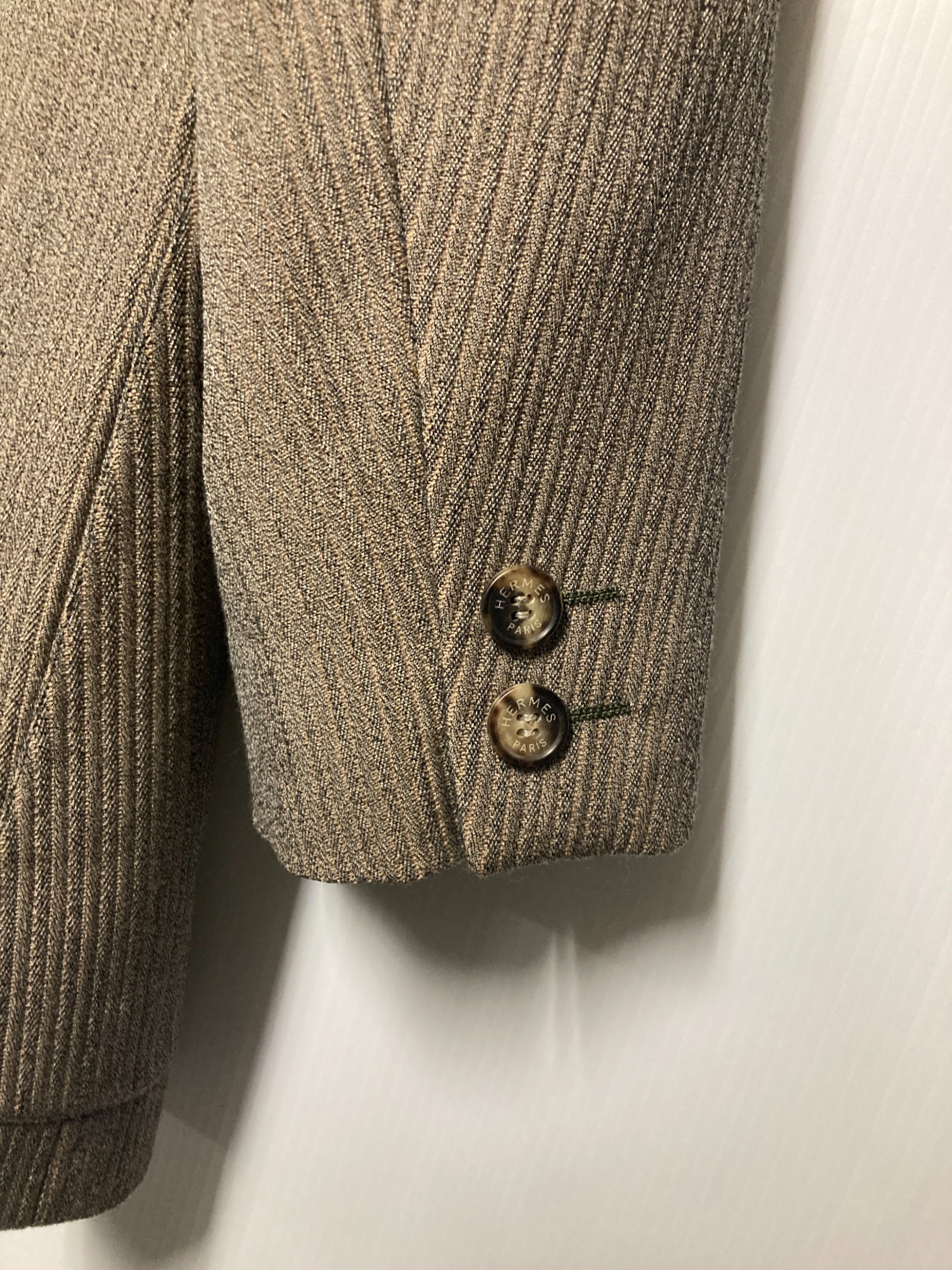 HERMES エルメス　ジャケット　42 中古・古着通販】HERMES (エルメス) ウールノーカラージャケット