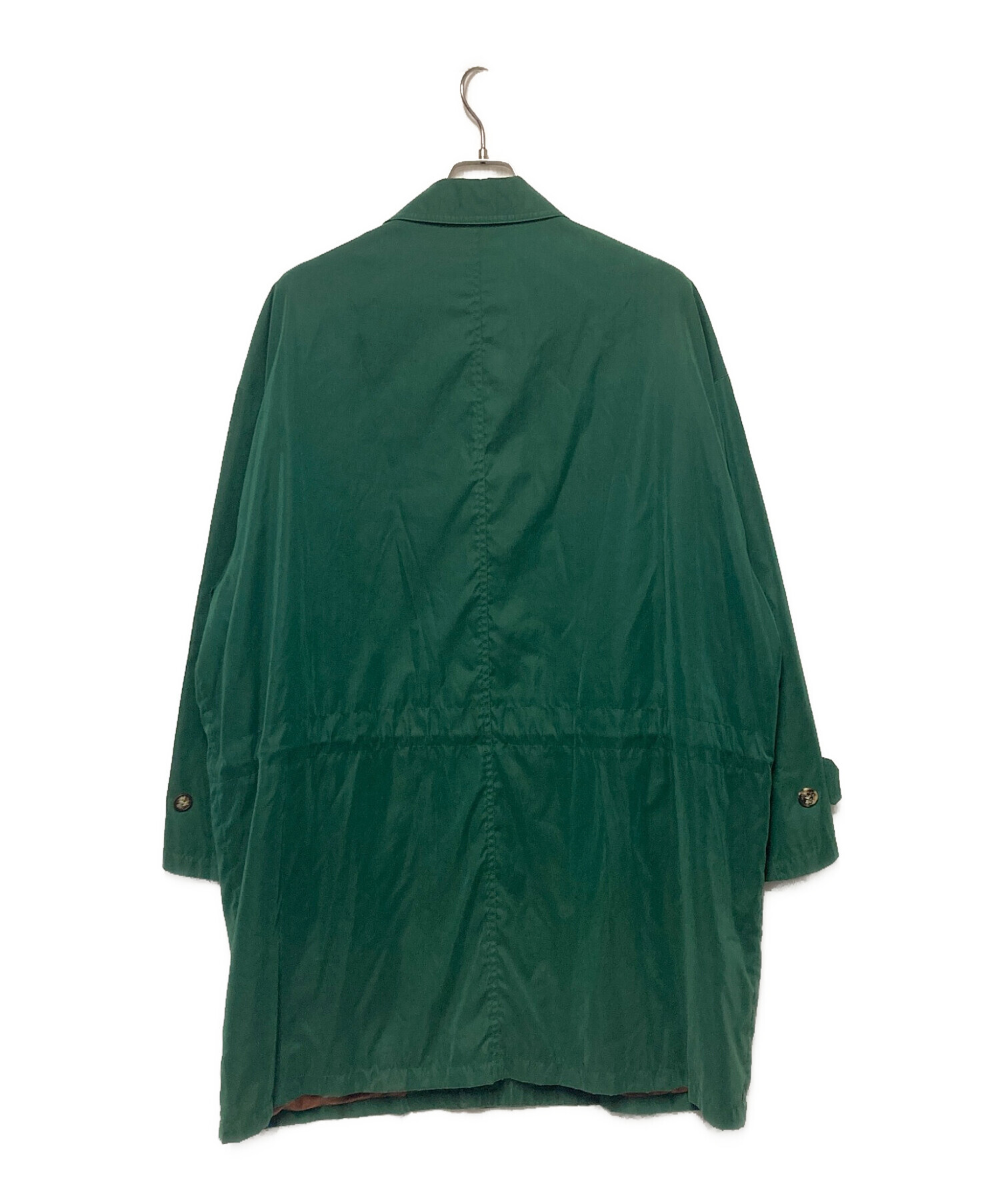 HERMES 2000年代前半　ステンカラーコート 中古・古着通販】HERMES (エルメス) ステンカラーコート グリーン