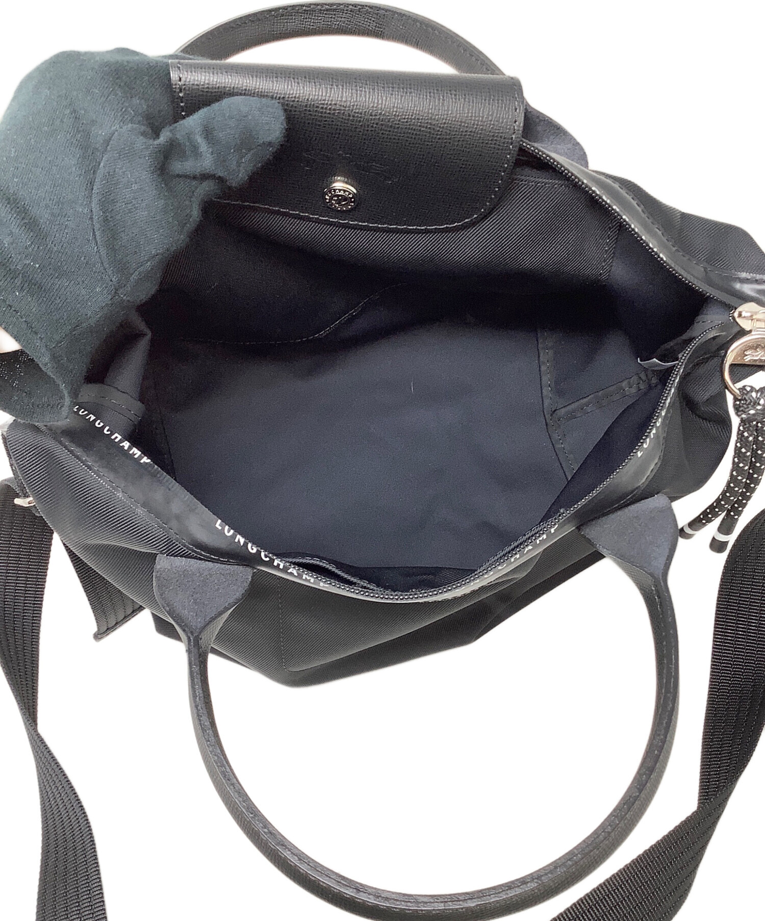 中古・古着通販】LONGCHAMP (ロンシャン) 2WAYバッグ ブラック