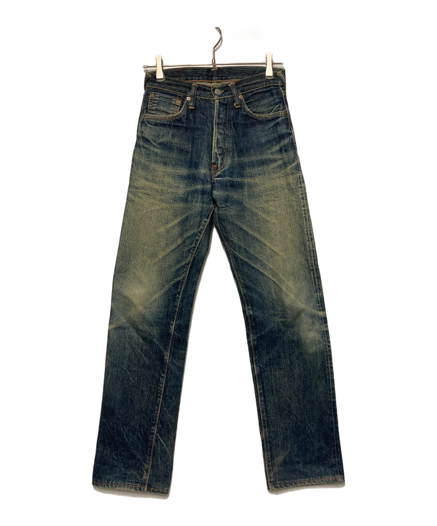 中古・古着通販】EVISU (エヴィス) カモメペイントデニムパンツ