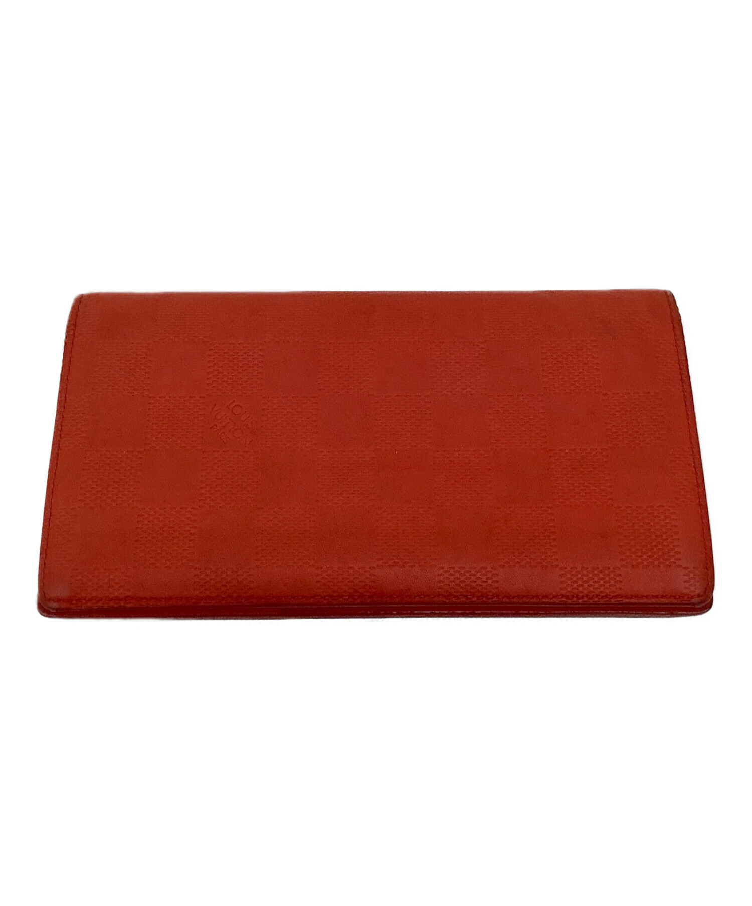 Louis Vuitton 長財布 ブラウン/レッド✩.*˚ 中古・古着通販】LOUIS VUITTON (ルイ ヴィトン) 長財布 レッド