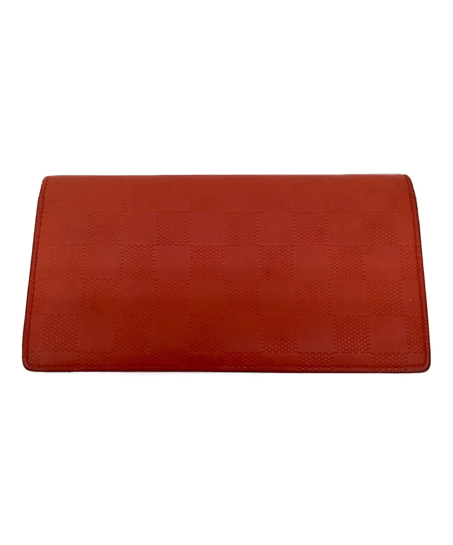 中古・古着通販】LOUIS VUITTON (ルイ ヴィトン) 長財布 レッド