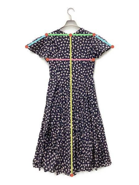 中古・古着通販】MARIHA (マリハ) カシュクールワンピース ネイビー