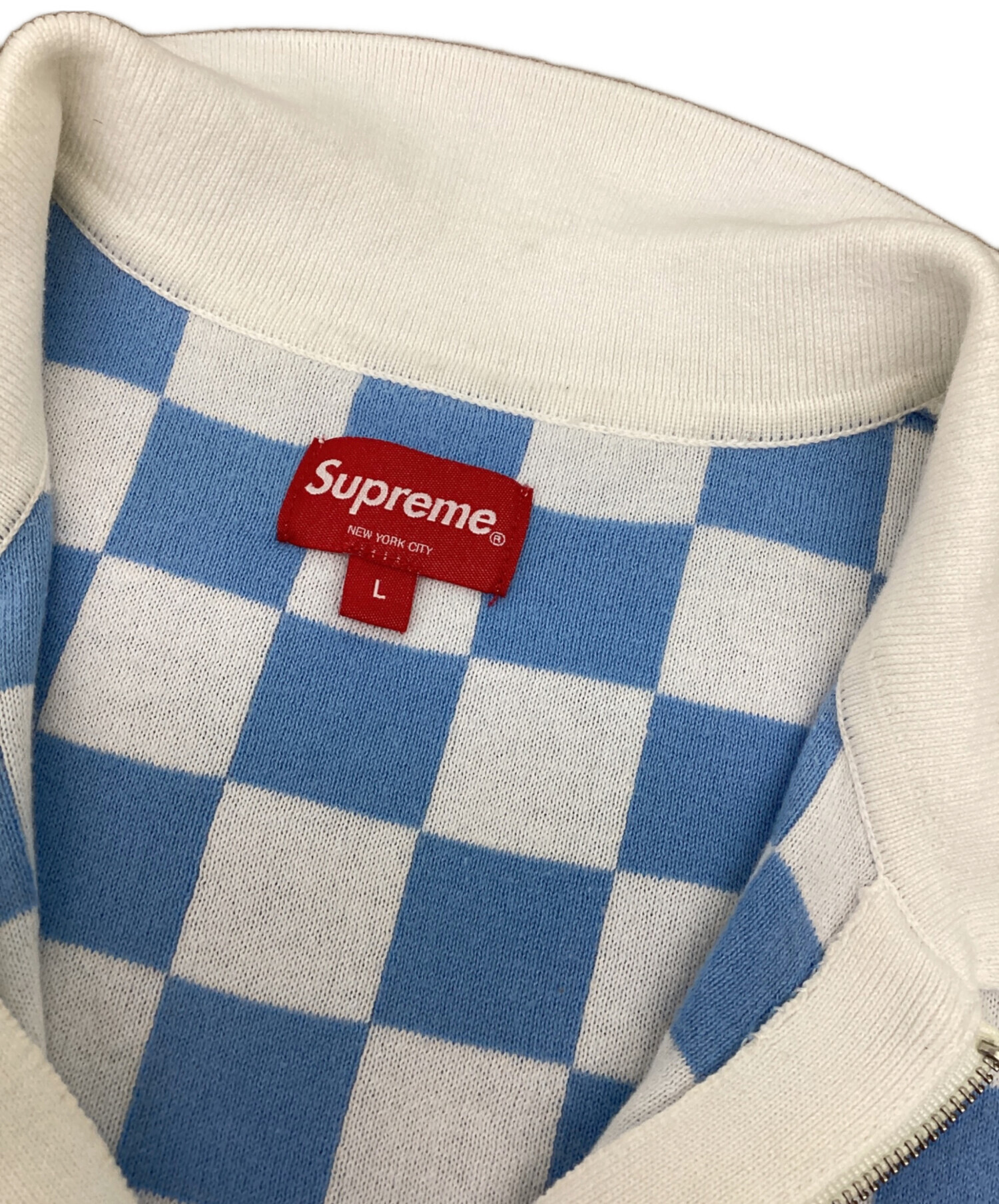 中古・古着通販】Supreme (シュプリーム) ハーフジップニット