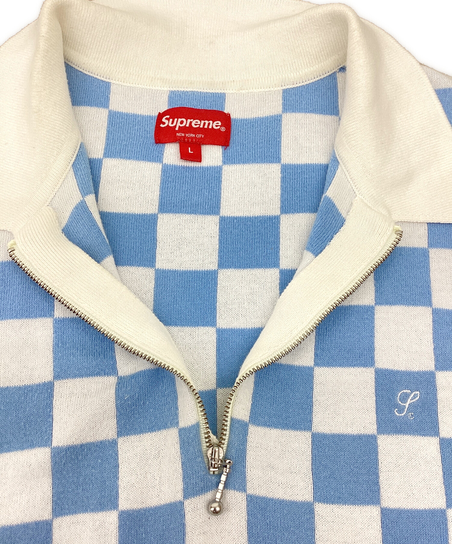 中古・古着通販】Supreme (シュプリーム) ハーフジップニット