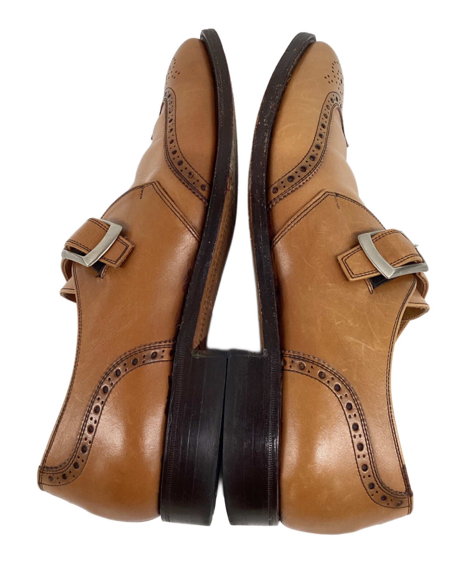 SCOTCH GRAIN レザーシューズ ブラウン 27cm 中古・古着通販】SCOTCH GRAIN (スコッチグレイン) レザーシューズ