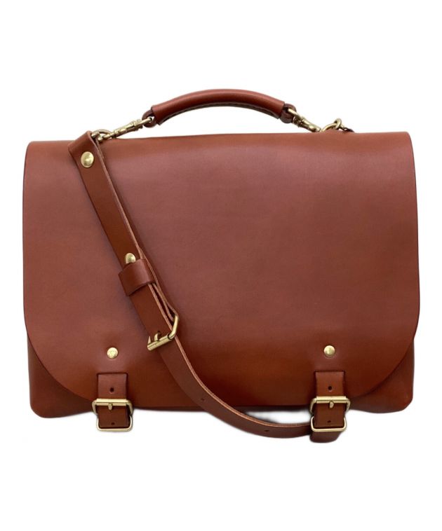 ★極美品★　HERZ　KNOWLEDGE BAG　ヘルツ　ナレッジバック 中古・古着通販】Herz (ヘルツ) ナレッジバッグ ブラウン｜ブランド