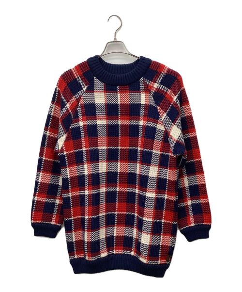 LOUIS VUITTON ネイビー ニットワンピース XS 中古・古着通販】LOUIS VUITTON (ルイ ヴィトン) ニットワンピース