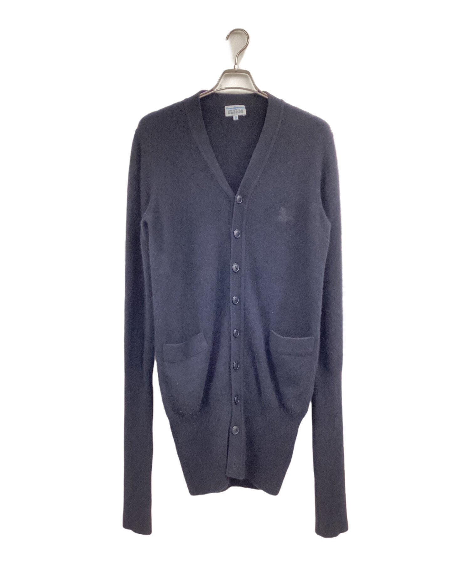 未使用品 Vivienne Westwood MAN ニットカーディガン M相当 Vivienne Westwood MAN 「Vivienne MAN」 ニットカーディガン 46