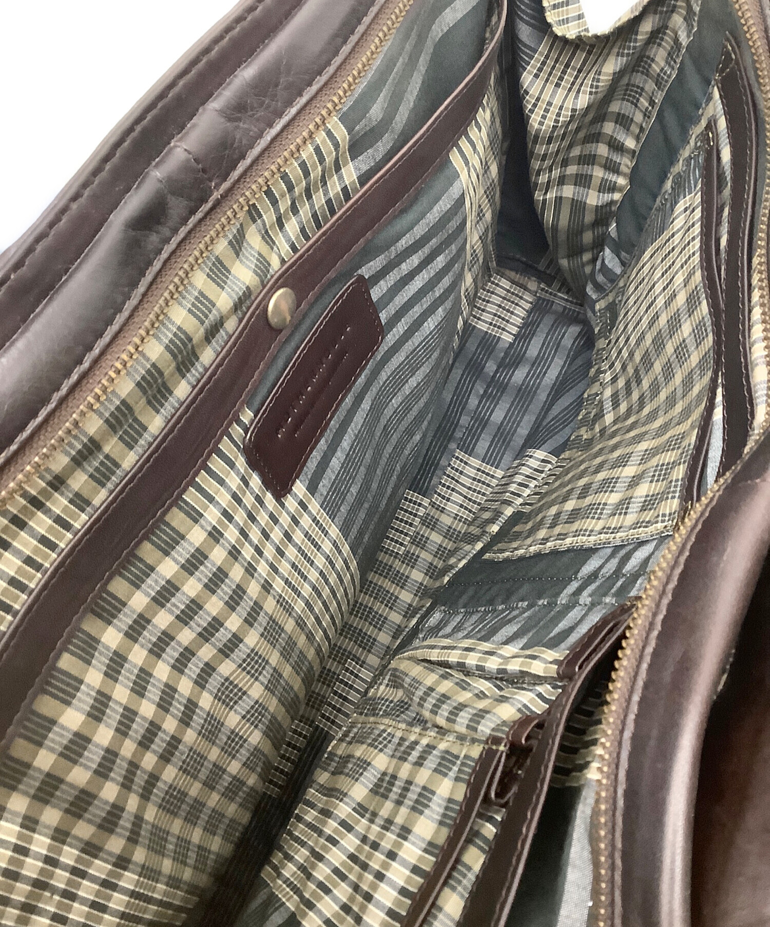 中古・古着通販】MOTHERHOUSE (マザーハウス) ビジネスバッグ ブラウン