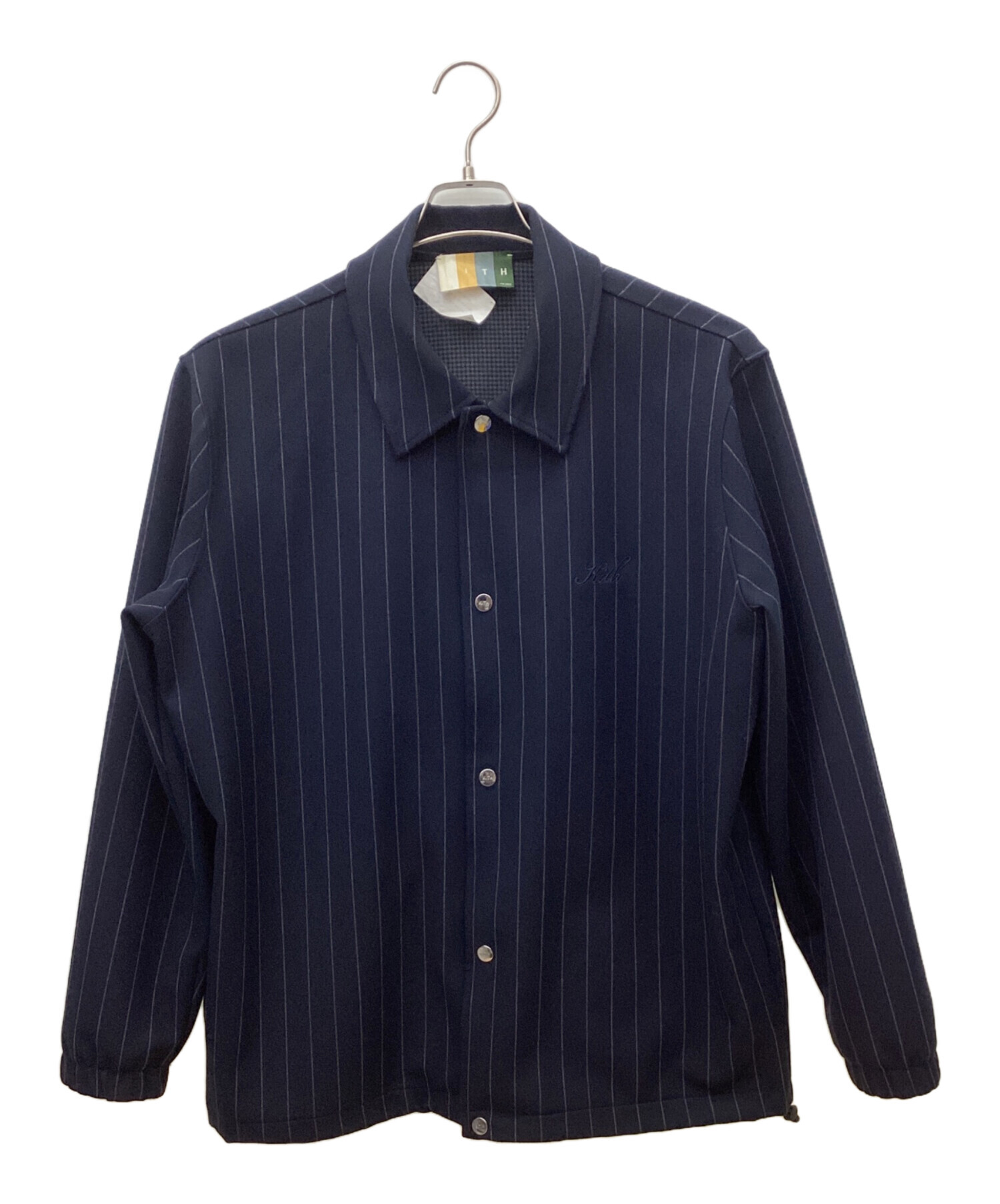 KITH ネイビー ストライプ ジャケット S KITH ネイビー ストライプ ジャケット S 中古・古着通販】KITH (キス