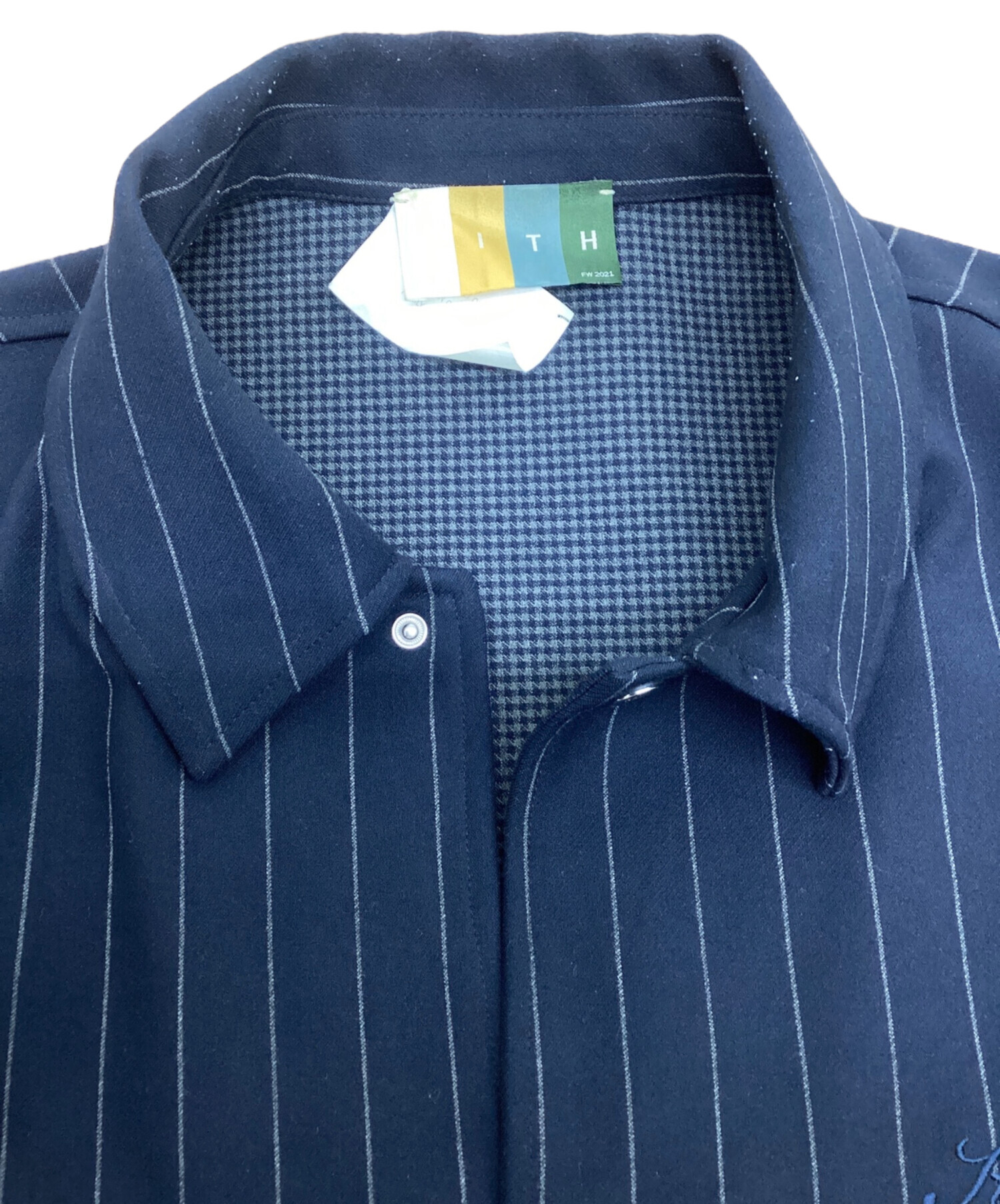 KITH ネイビー ストライプ ジャケット S 8003001612052_2.jpg?v=