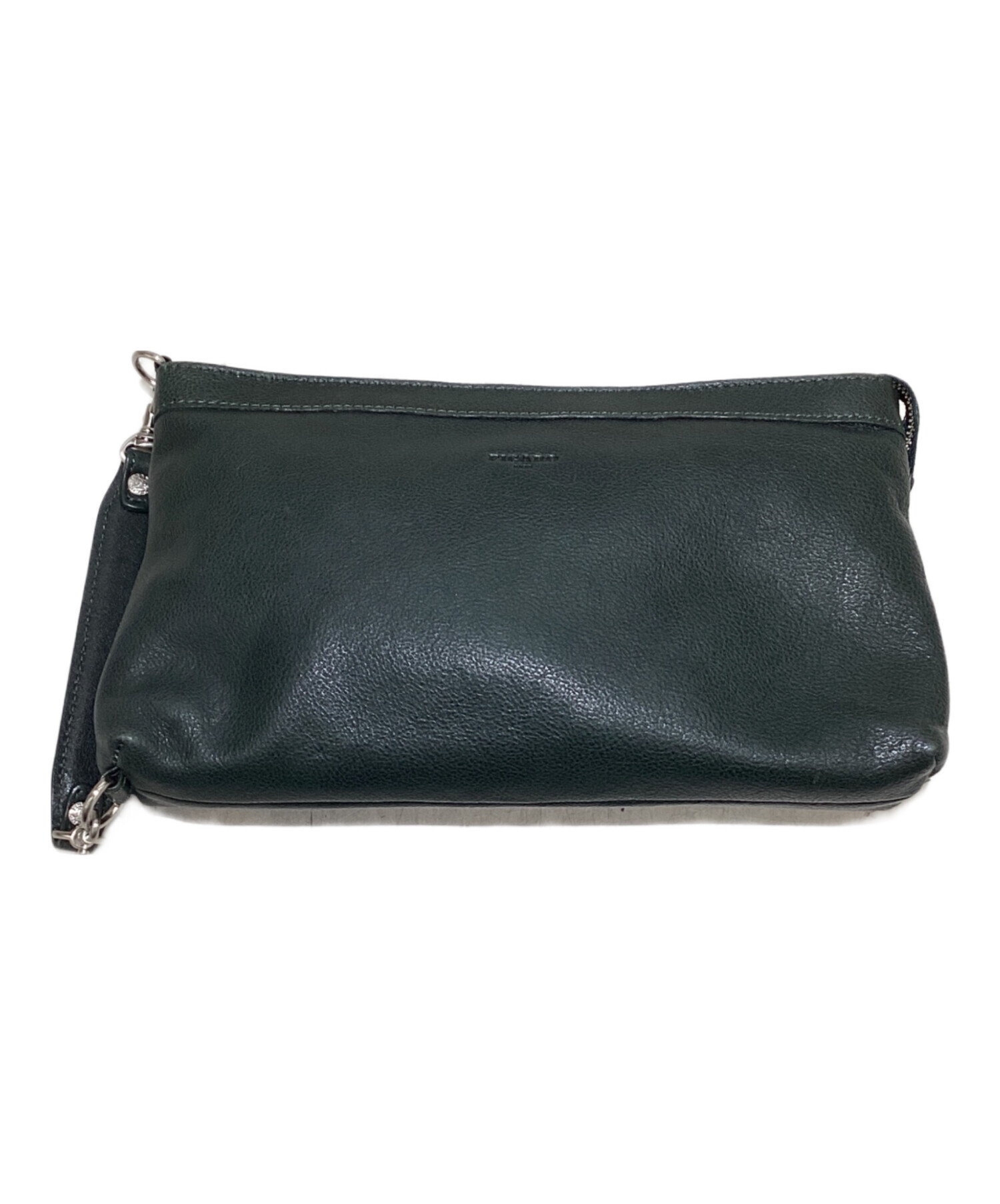中古・古着通販】FIGARO PARIS (フィガロ) セカンドバッグ グリーン 