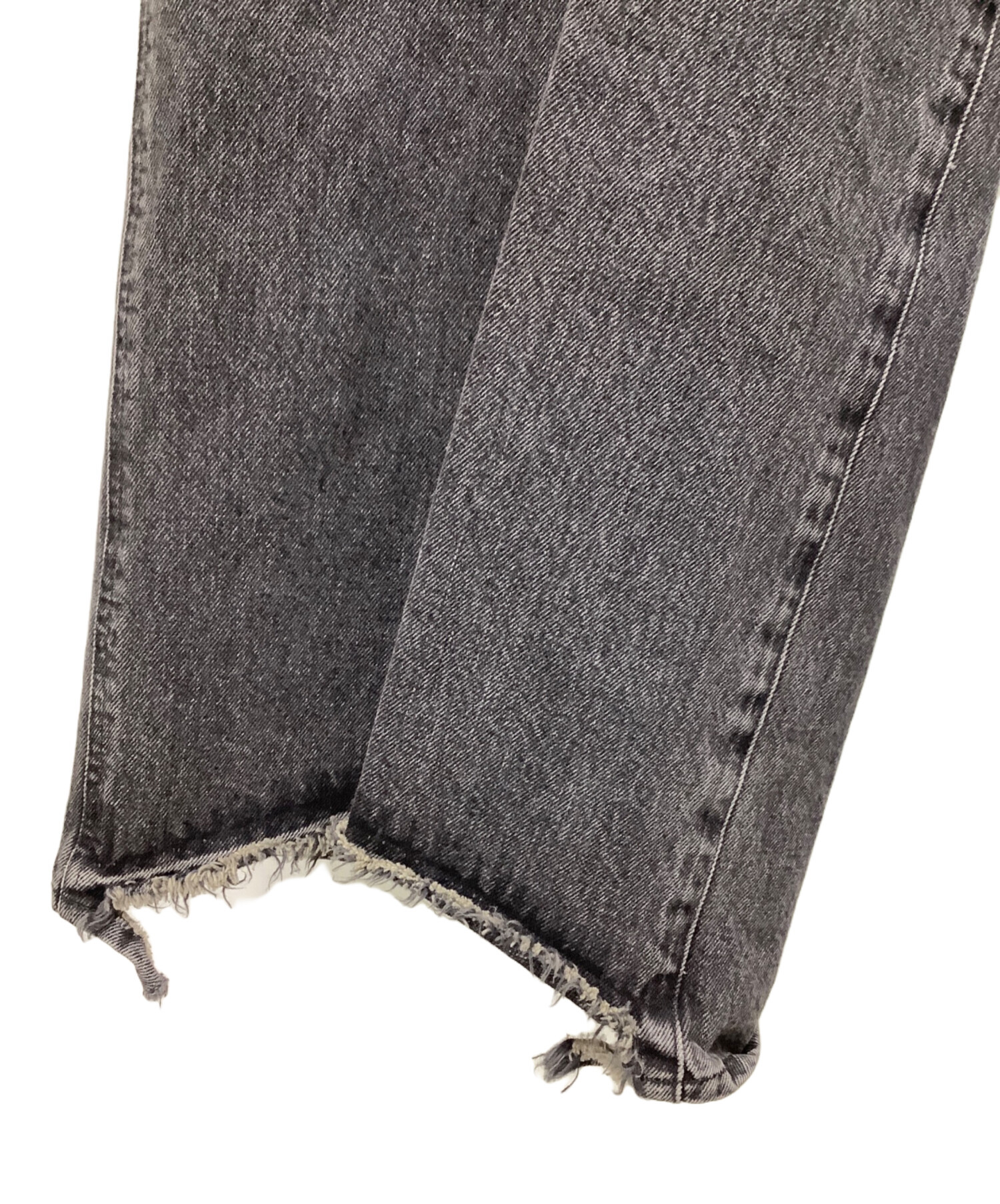 中古・古着通販】Essay (エッセイ) デニムパンツ ブラック サイズ:M 
