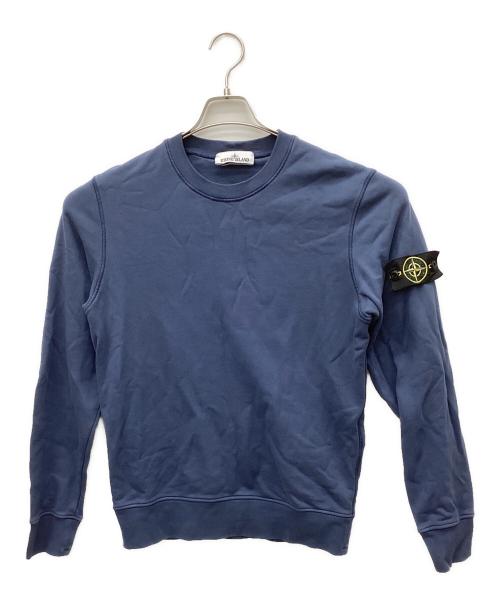 ストーンアイランド STONE  クルーネック スウェット 衣料品 トップス コットン メンズ ブルー系 771561720 【中古】 中古・古着通販】STONE ISLAND (ストーンアイランド) クルーネック