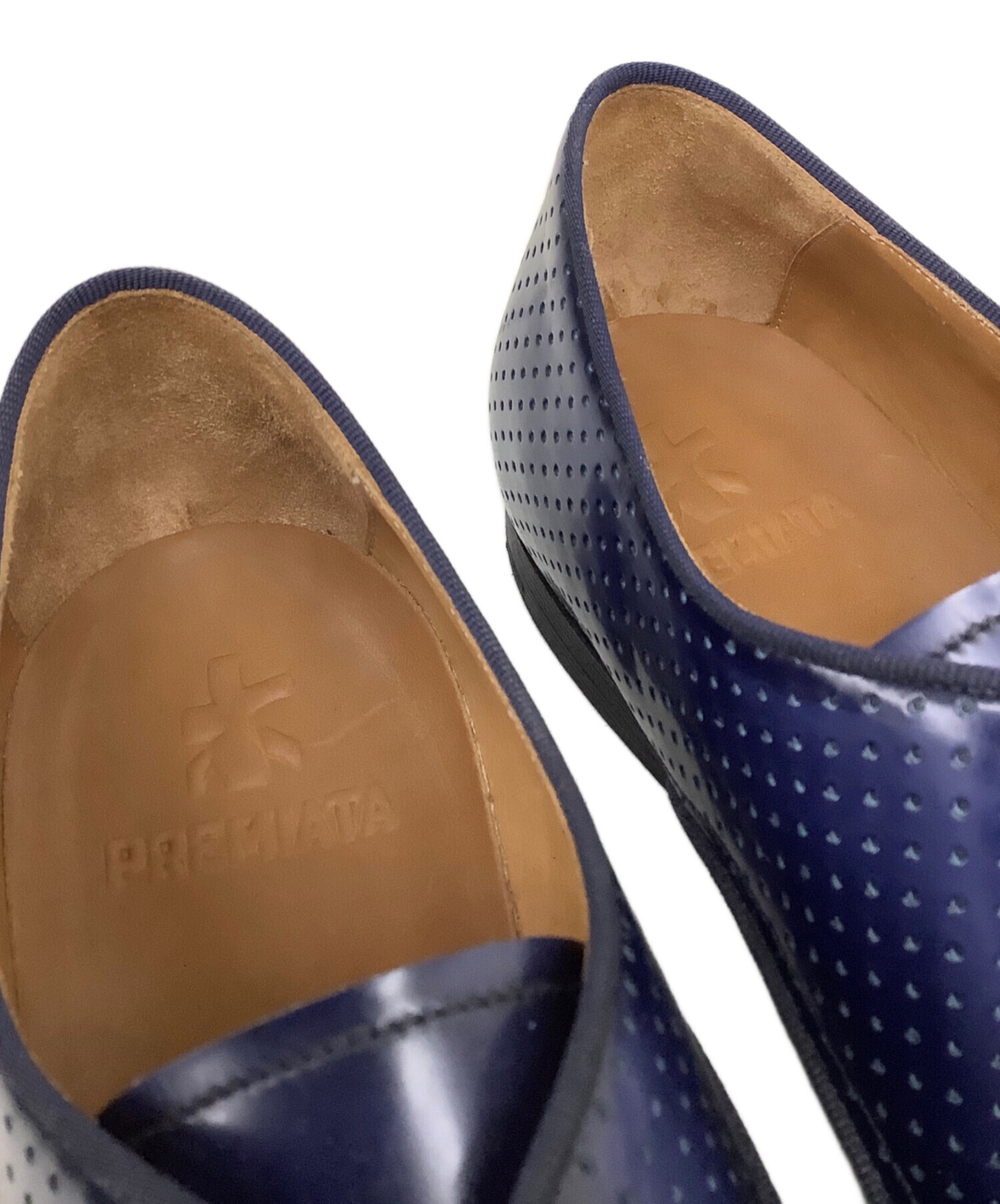 中古・古着通販】PREMIATA (プレミアータ) レザーシューズ ネイビー